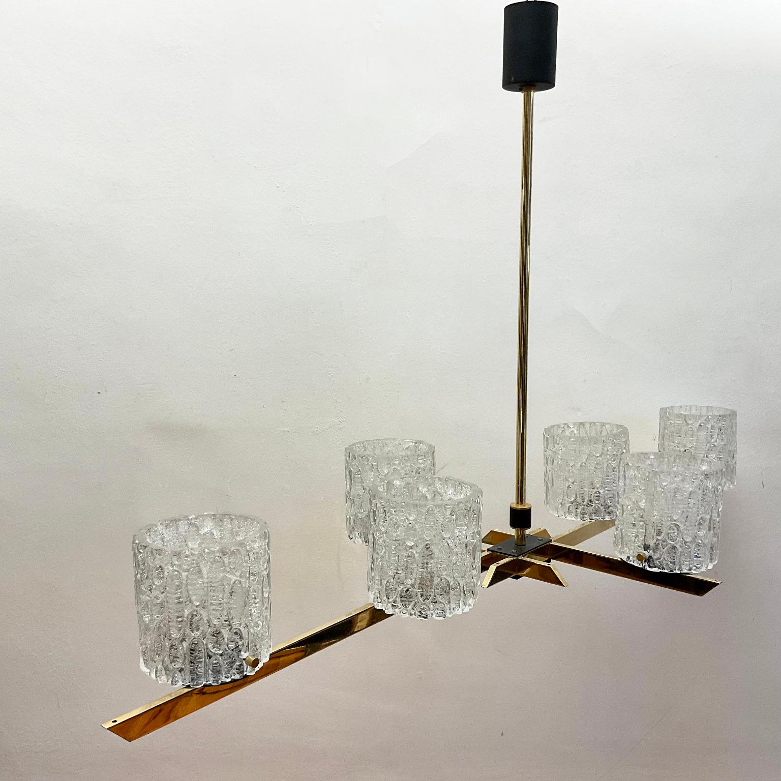 Hand-Crafted 1960s Chandelier by Maison Arlus France 