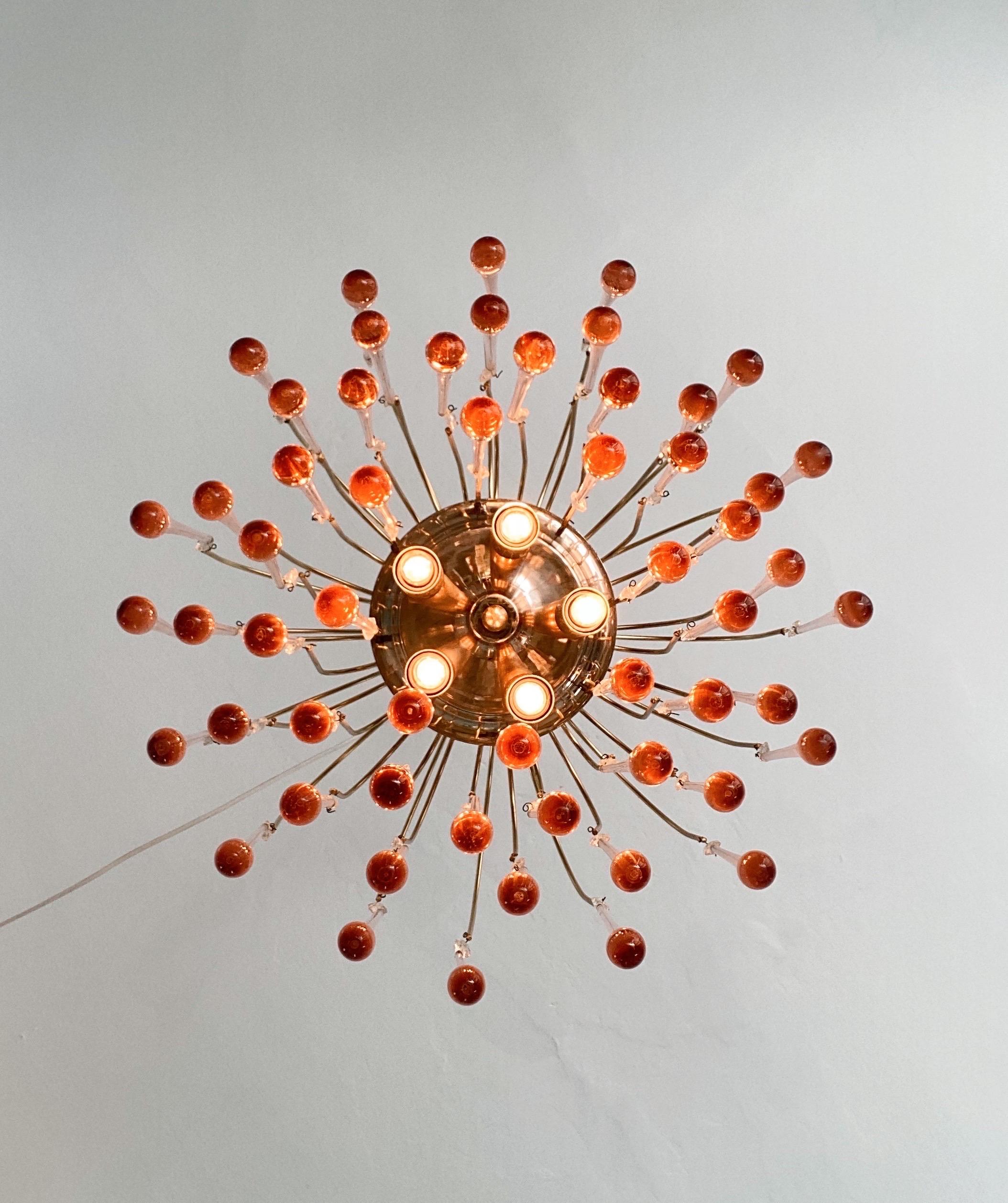 1960s Chandelier Designed by Paolo Venini  In Good Condition In Palermo, PA