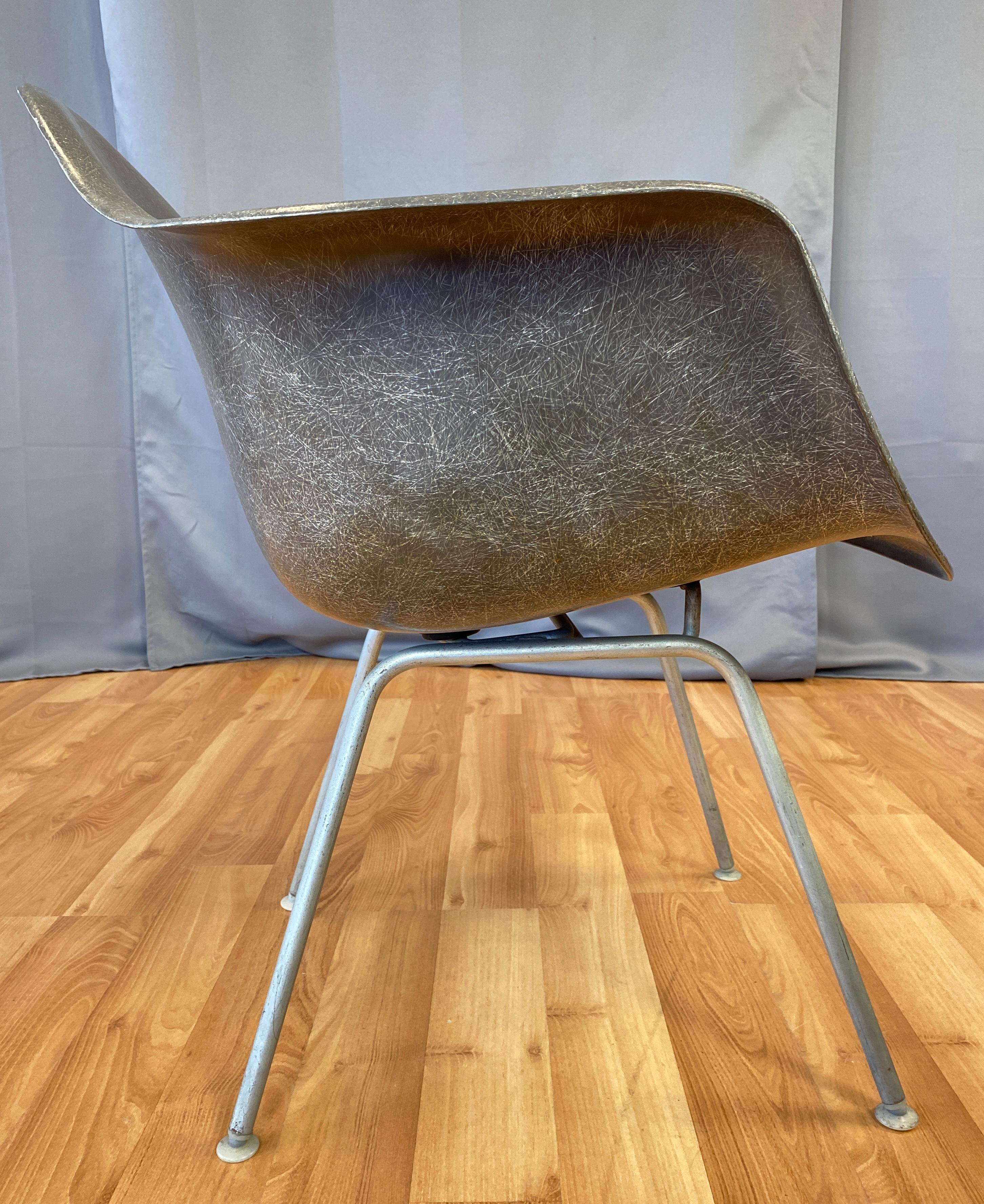 1960s Charles Eames Fiberglass Shell Armchair for Herman Miller 1