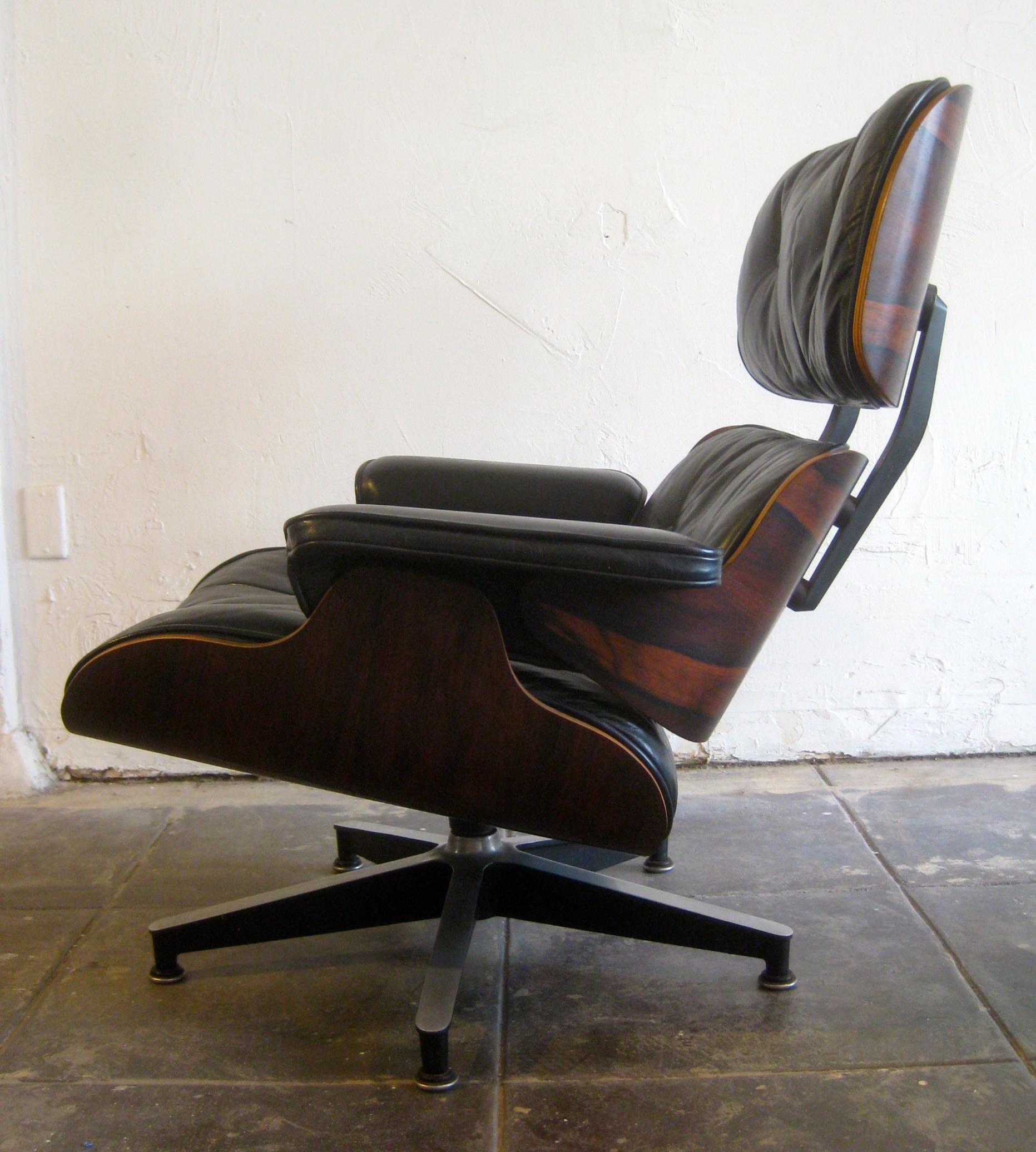 1960s Charles Eames Herman Miller 670 Rosewood Lounge Chair and 671 Ottoman 5