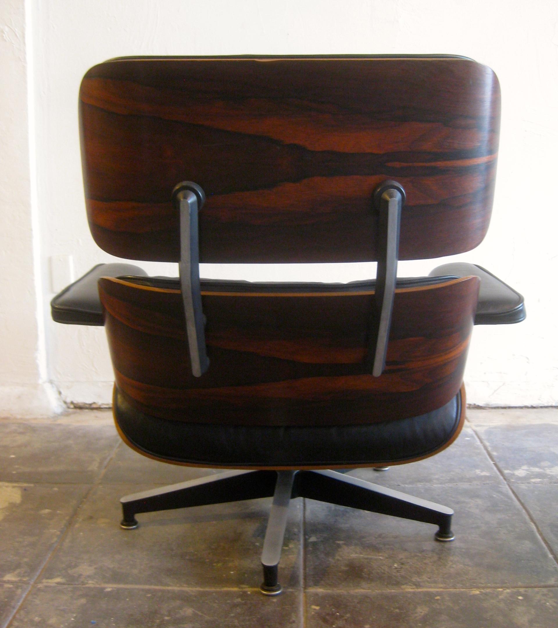 1960s Charles Eames Herman Miller 670 Rosewood Lounge Chair and 671 Ottoman 3