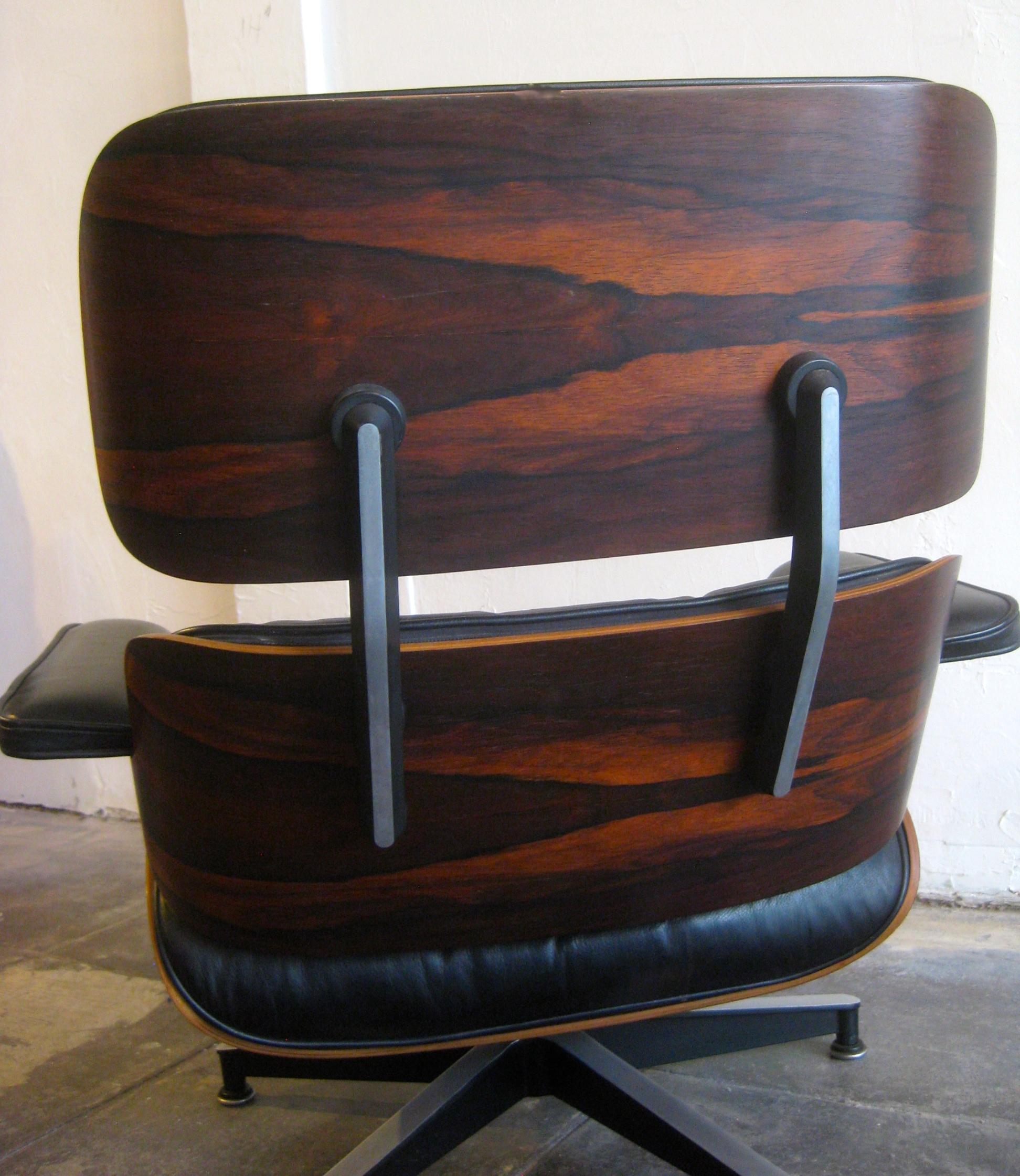 1960s Charles Eames Herman Miller 670 Rosewood Lounge Chair and 671 Ottoman 4