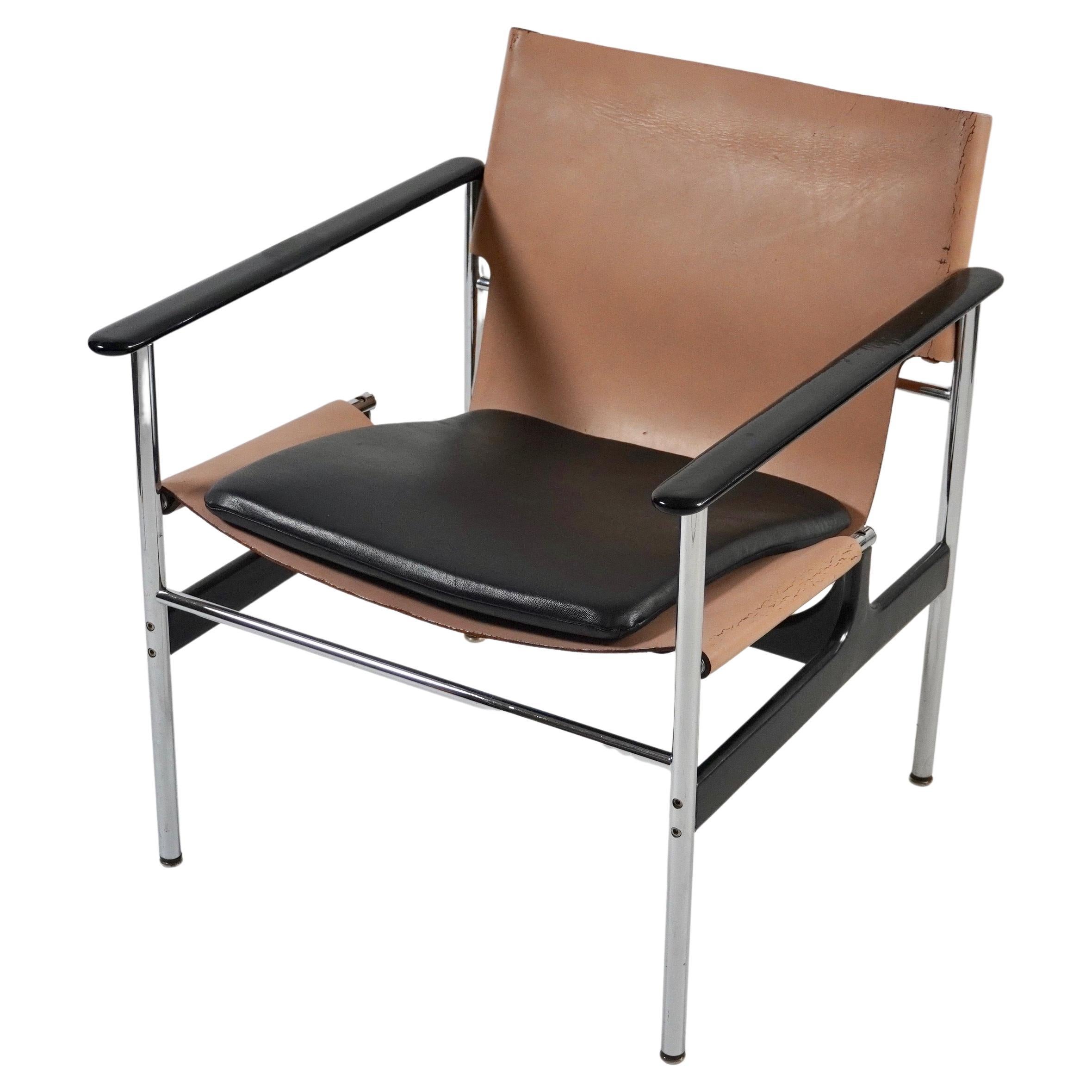 Charles Pollock-Sessel „Sling Chair“, Modell 657, 1960er Jahre im Angebot