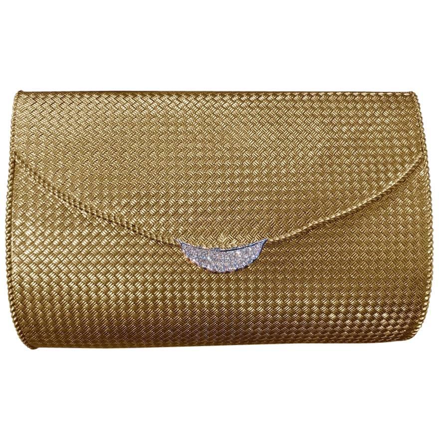Chaumet - Pochette de soirée en or jaune, Paris, années 1960