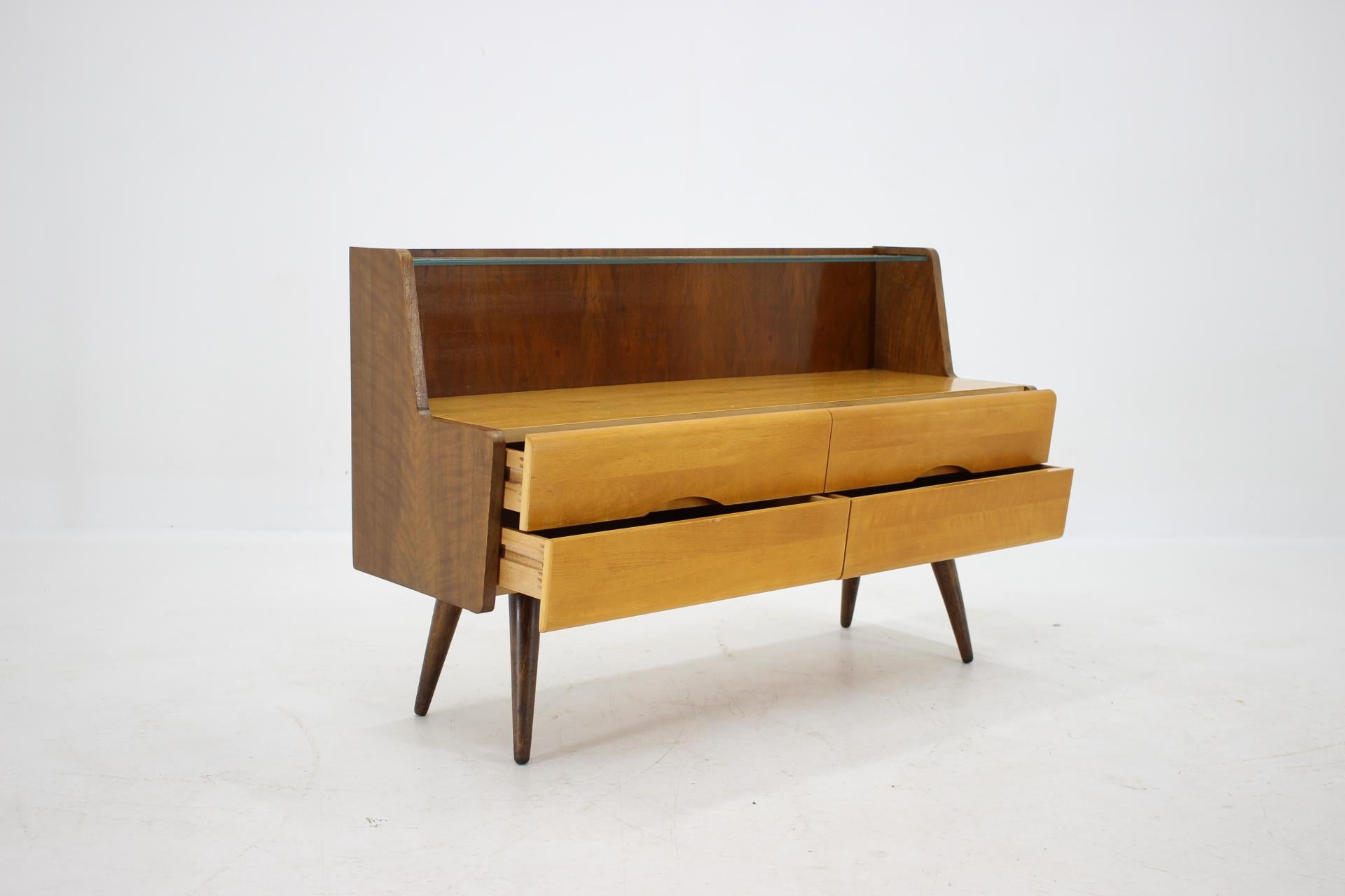 Mid-Century Modern 1960s Chest of Drawers, Czechoslovakia