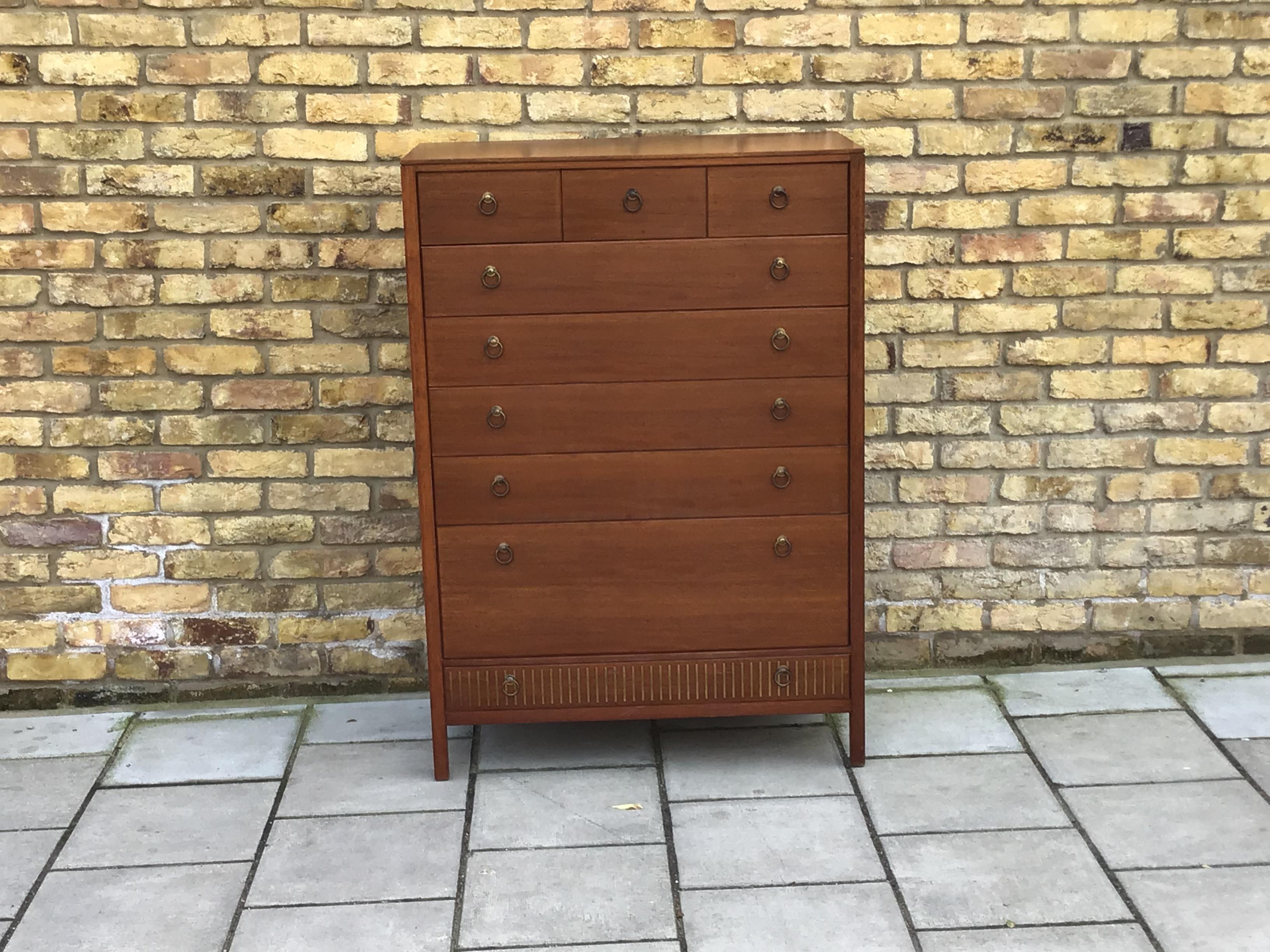 Mid-Century Modern  1960s Chest of Draws for Heal’s by Loughborough