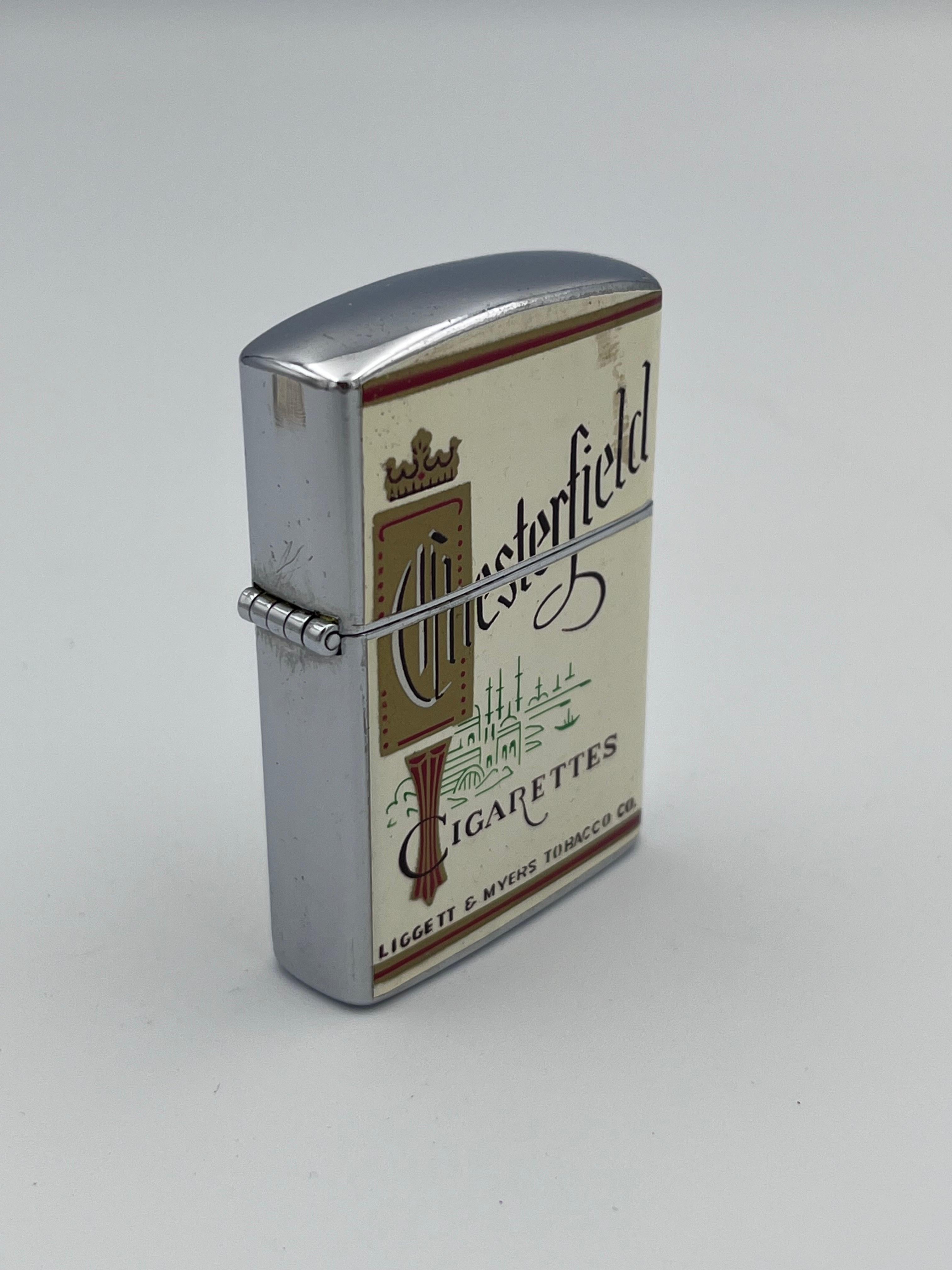 Metà XX secolo Accendino Chesterfield del 1960 in scatola originale con documenti di Continental Merch. Co in vendita