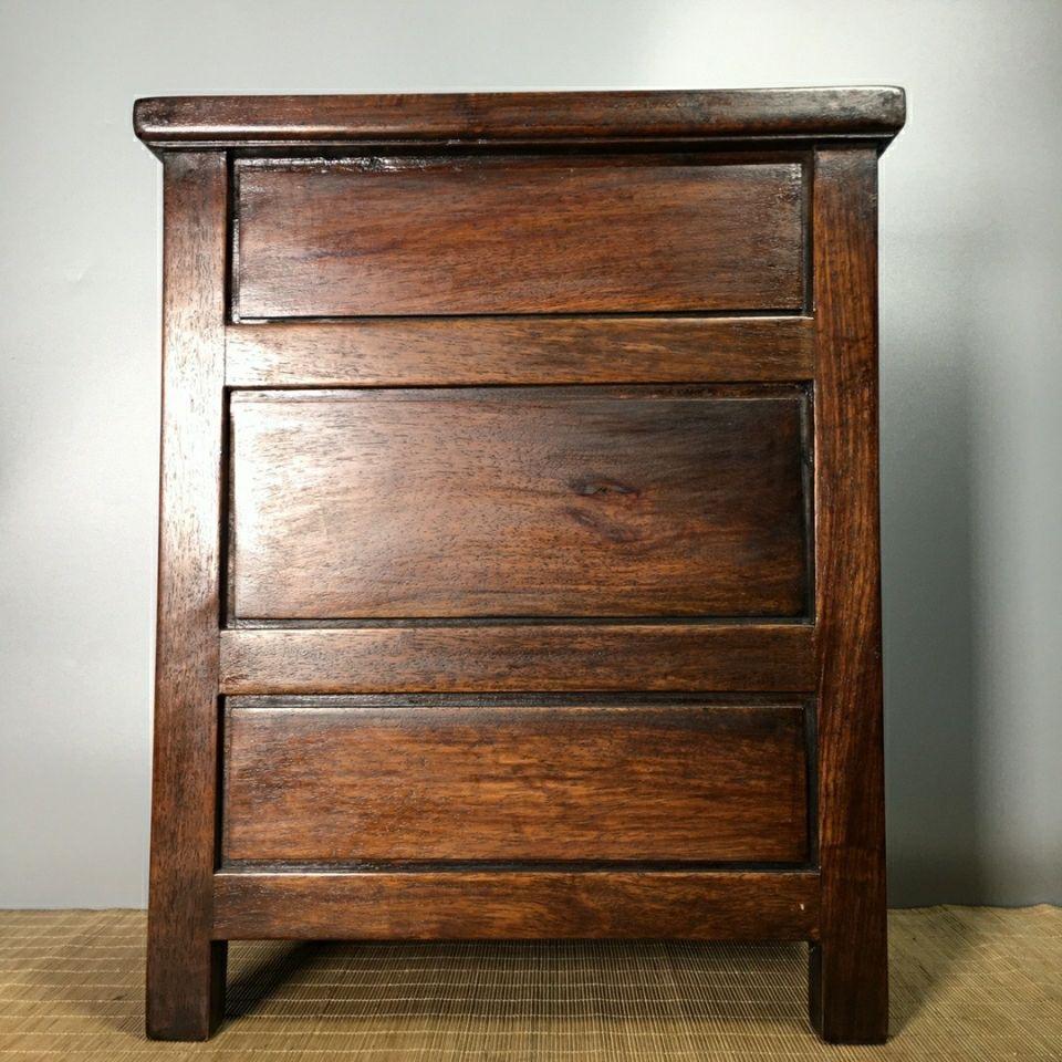 1960s Chinese Classic Wood Four Draws Cabinet For Sale 4