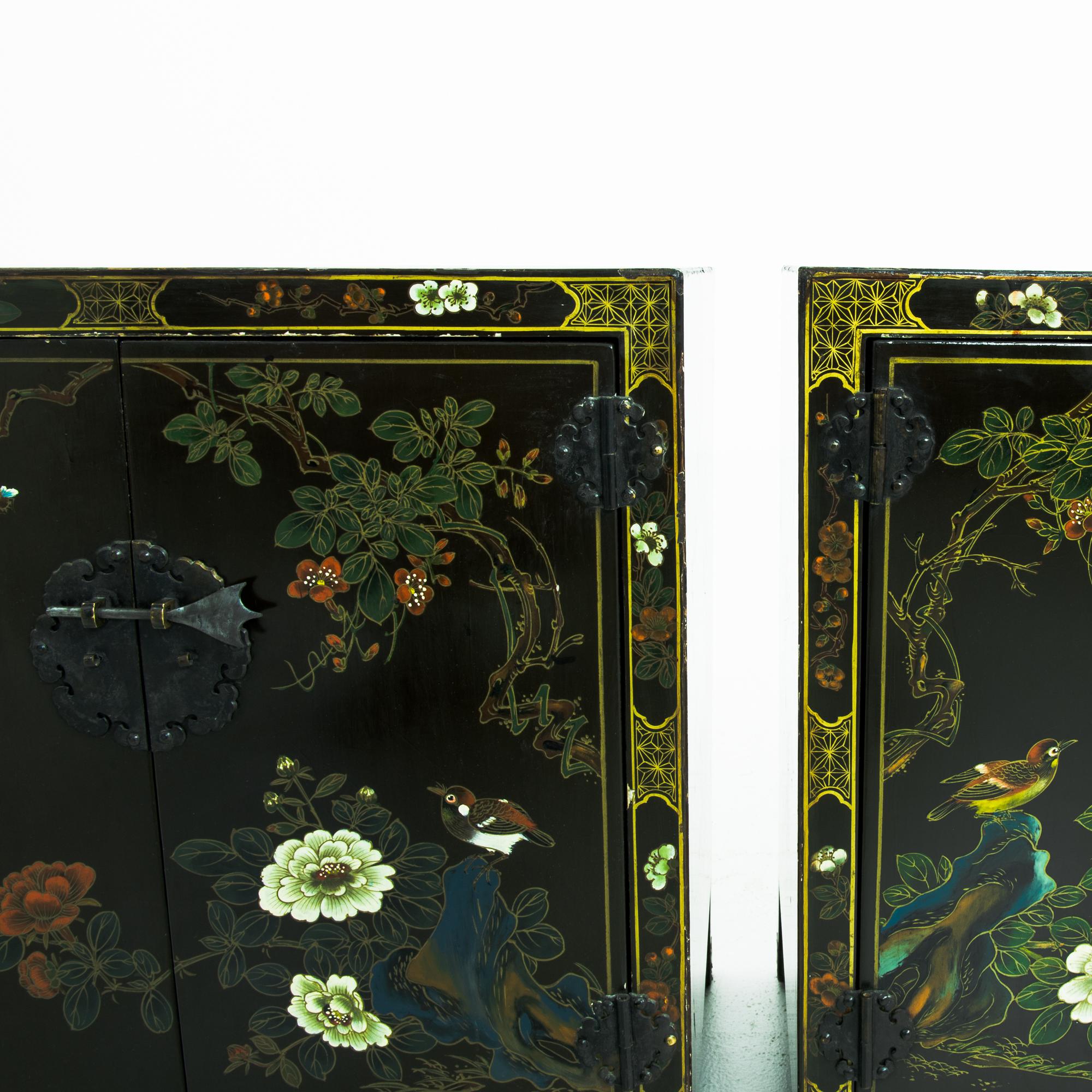 1960s Chinese Nightstands, a Pair 1