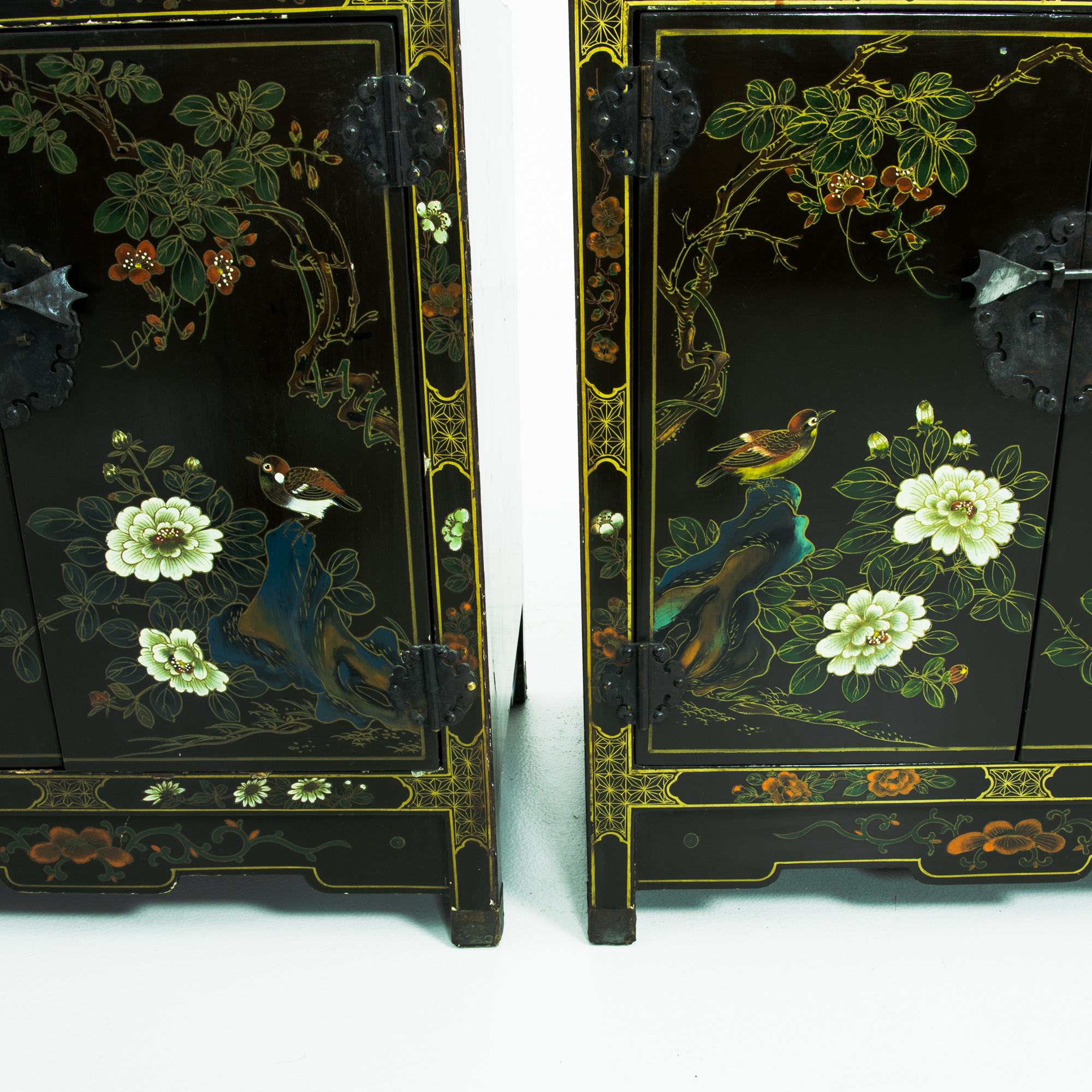 1960s Chinese Nightstands, a Pair 2