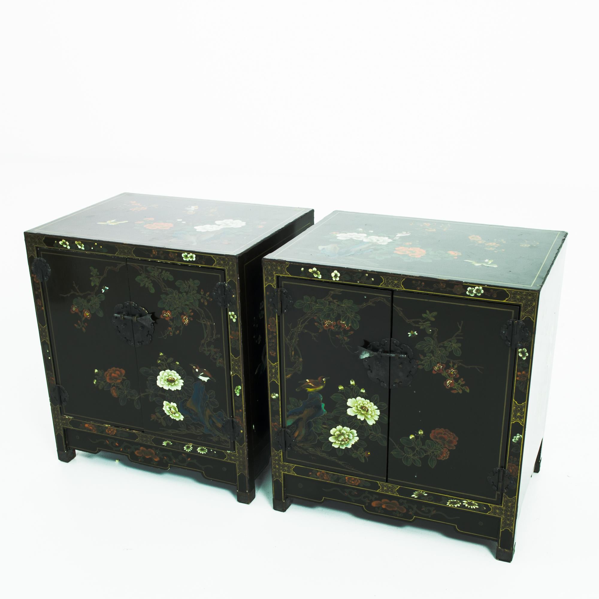 1960s Chinese Nightstands, a Pair 3