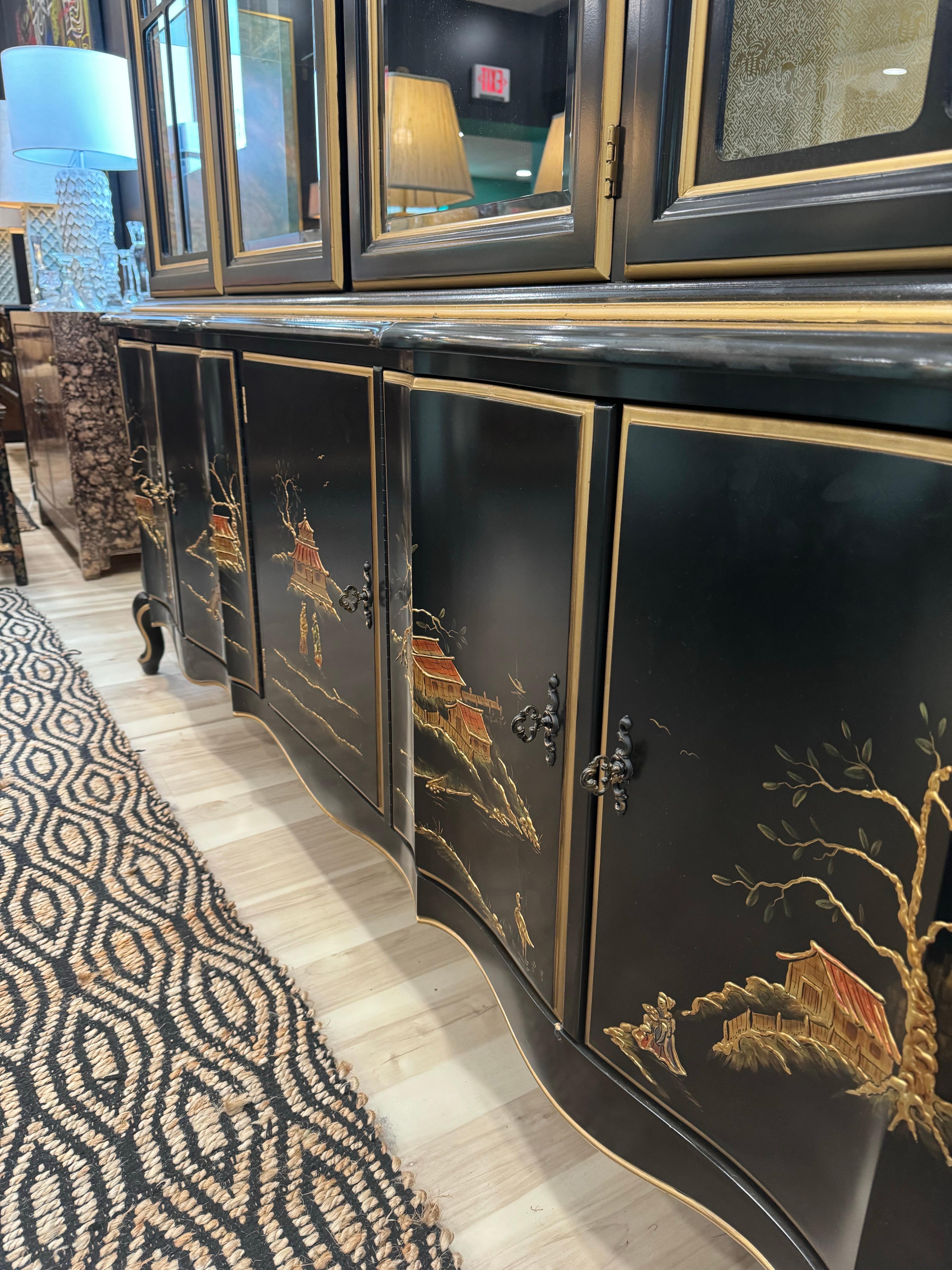 Armario Chinoiserie de 1960 de Romweber Laca