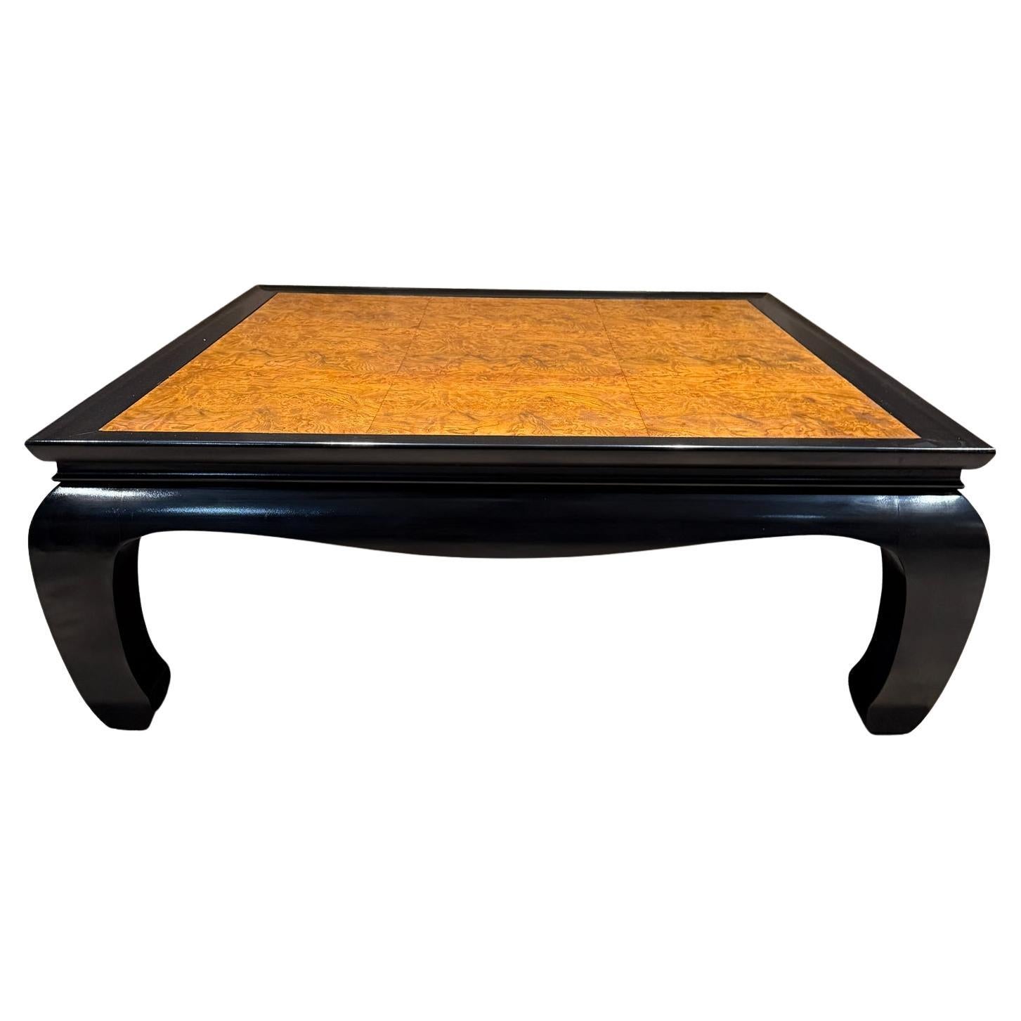 1960s Chinoiserie Ming Mont Table à café Style James Mont Hollywood Regency