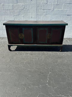 1960s Chinoiserie Style Painted Wood Sideboard
