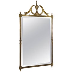 1960s Chippendale Brass Mirror