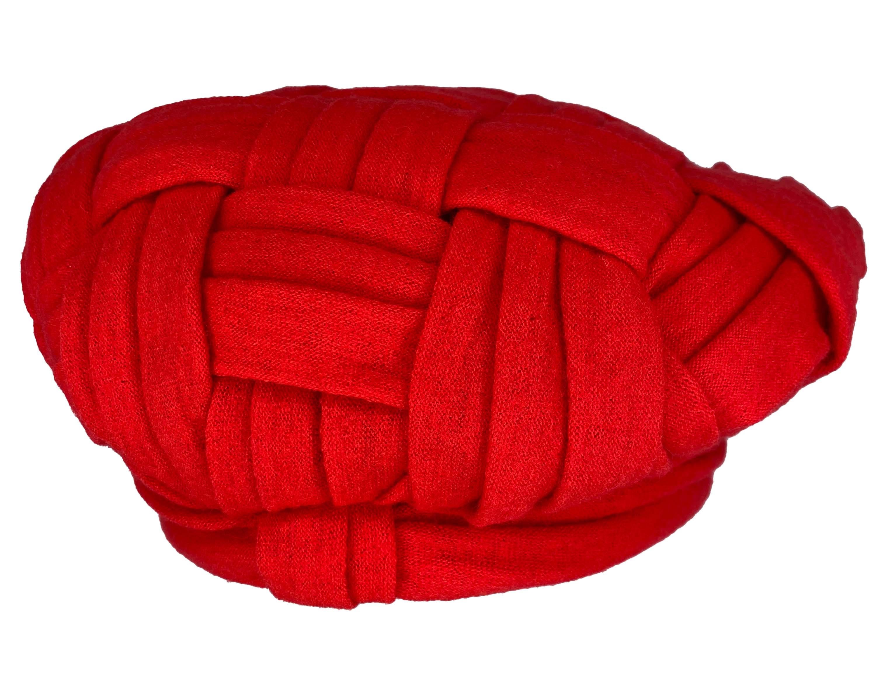 red wrap hats