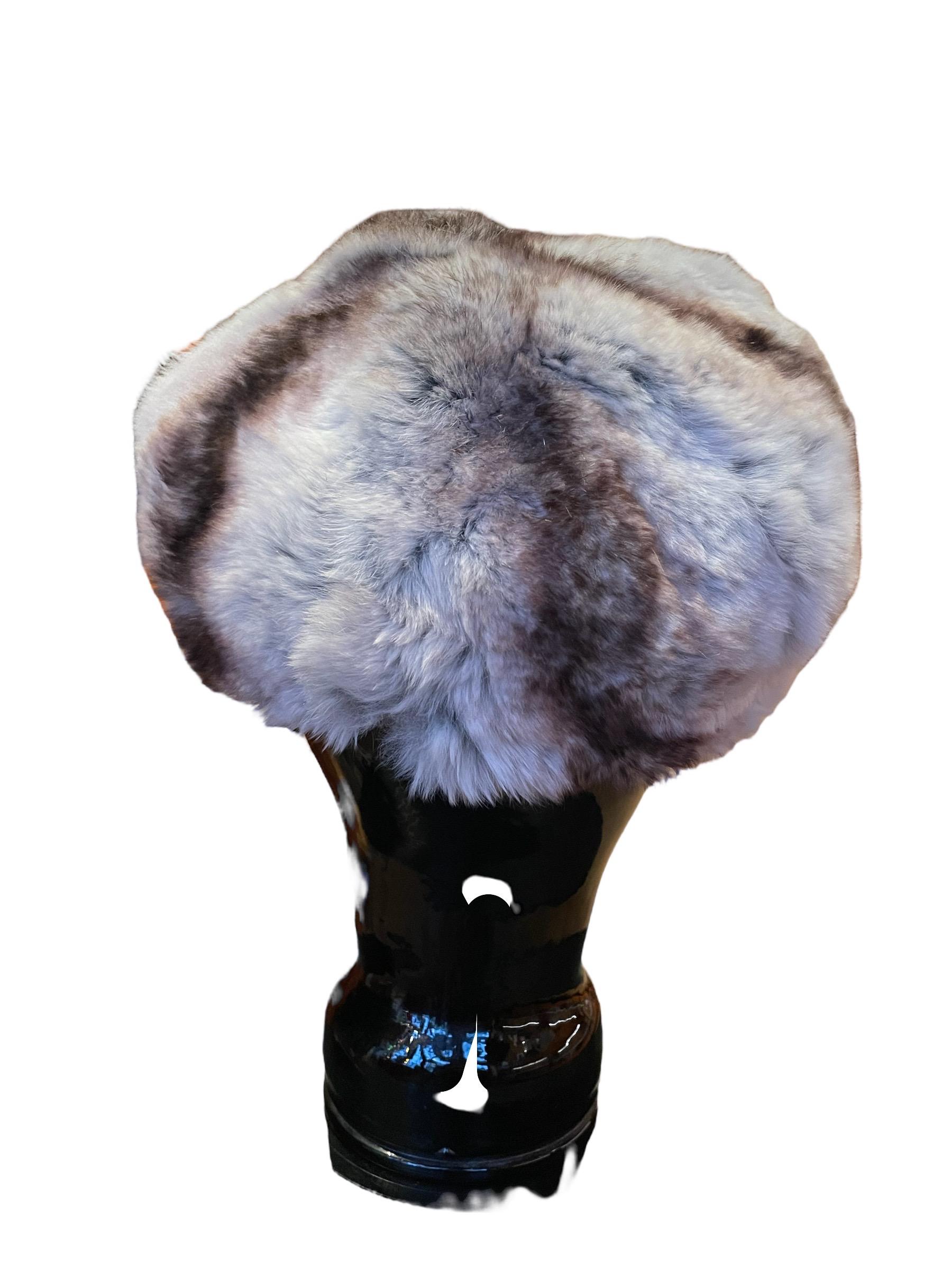 1960s Christian Dior Chinchilla Fur Hat  1