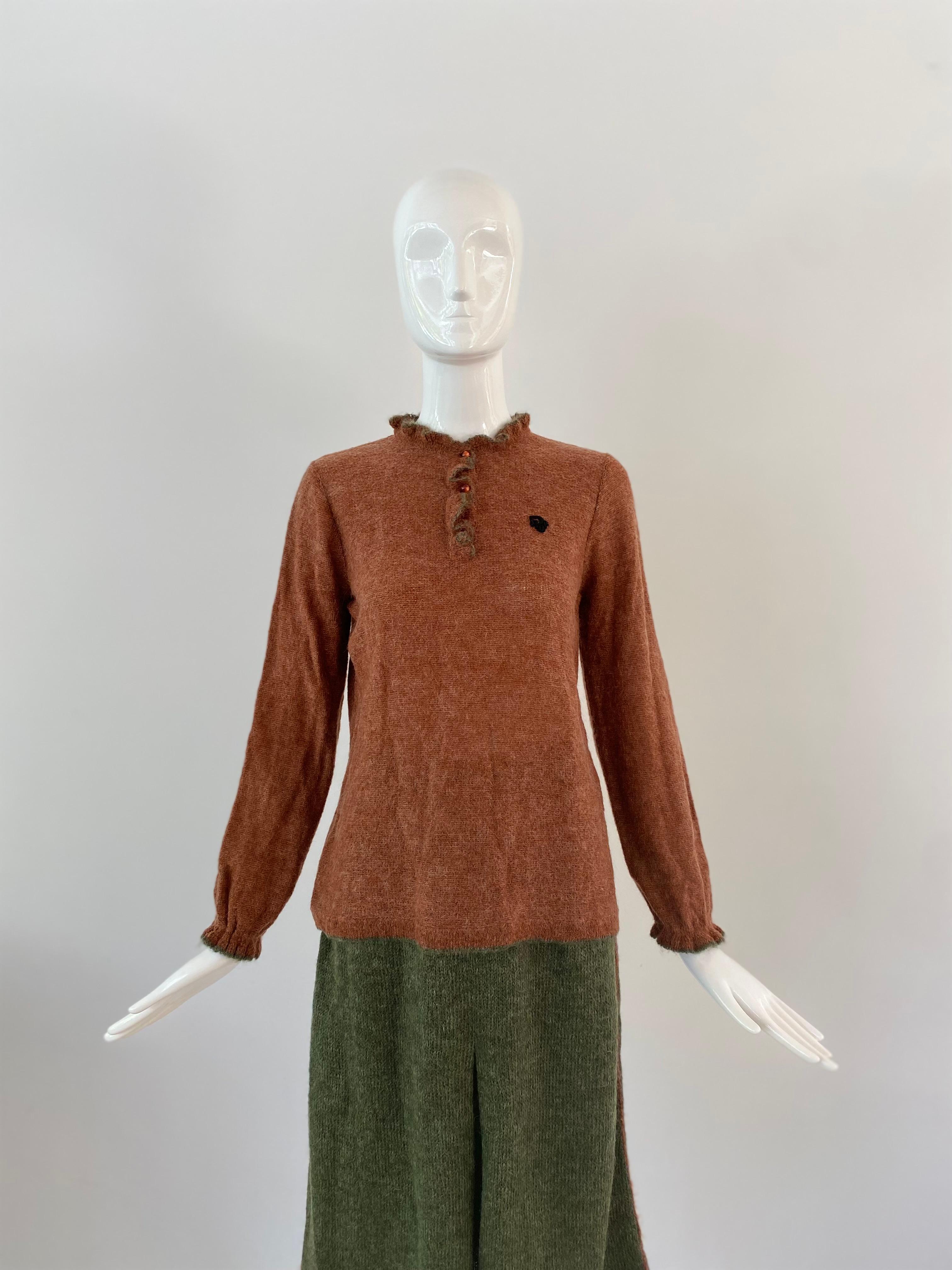 Women's 1960s Christian Dior Deadstock Knit 3 Piece Set  For Sale