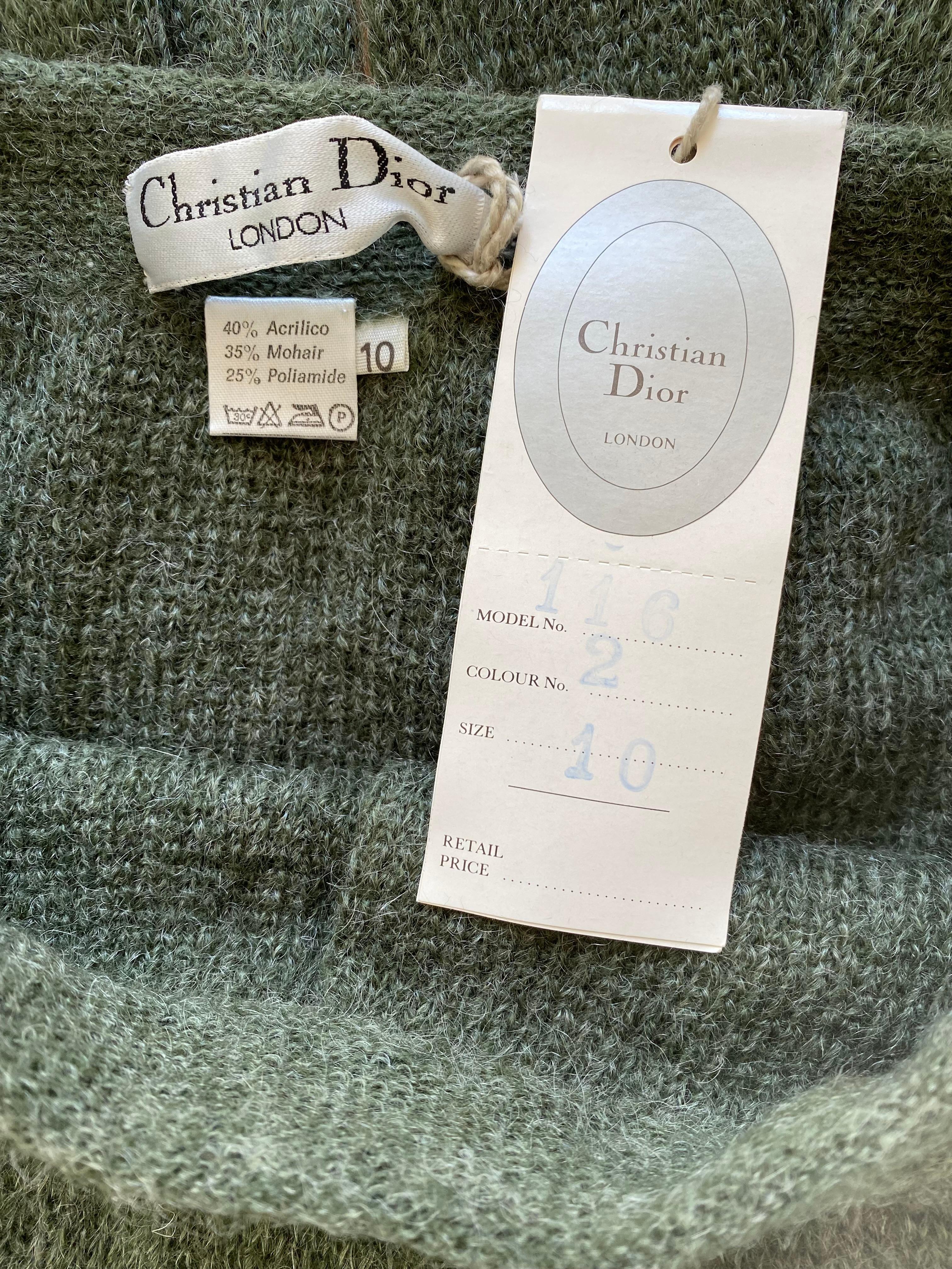 1960s Christian Dior Deadstock Knit 3 Piece Set  en vente 3