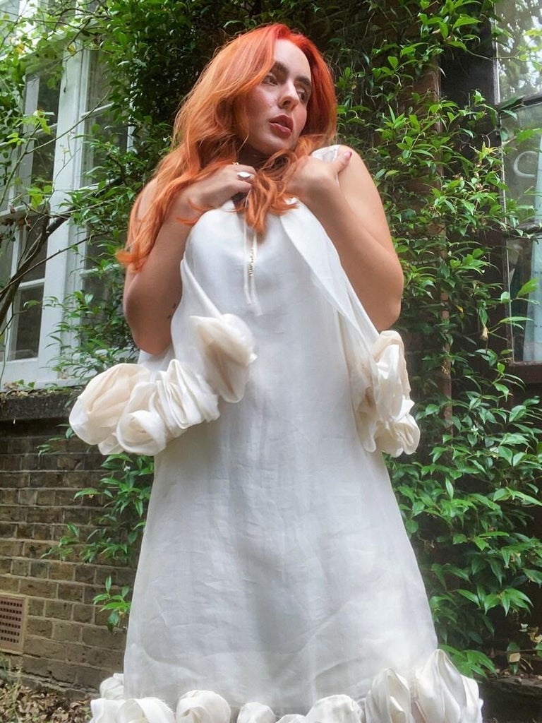 dior organza dress Lot 370