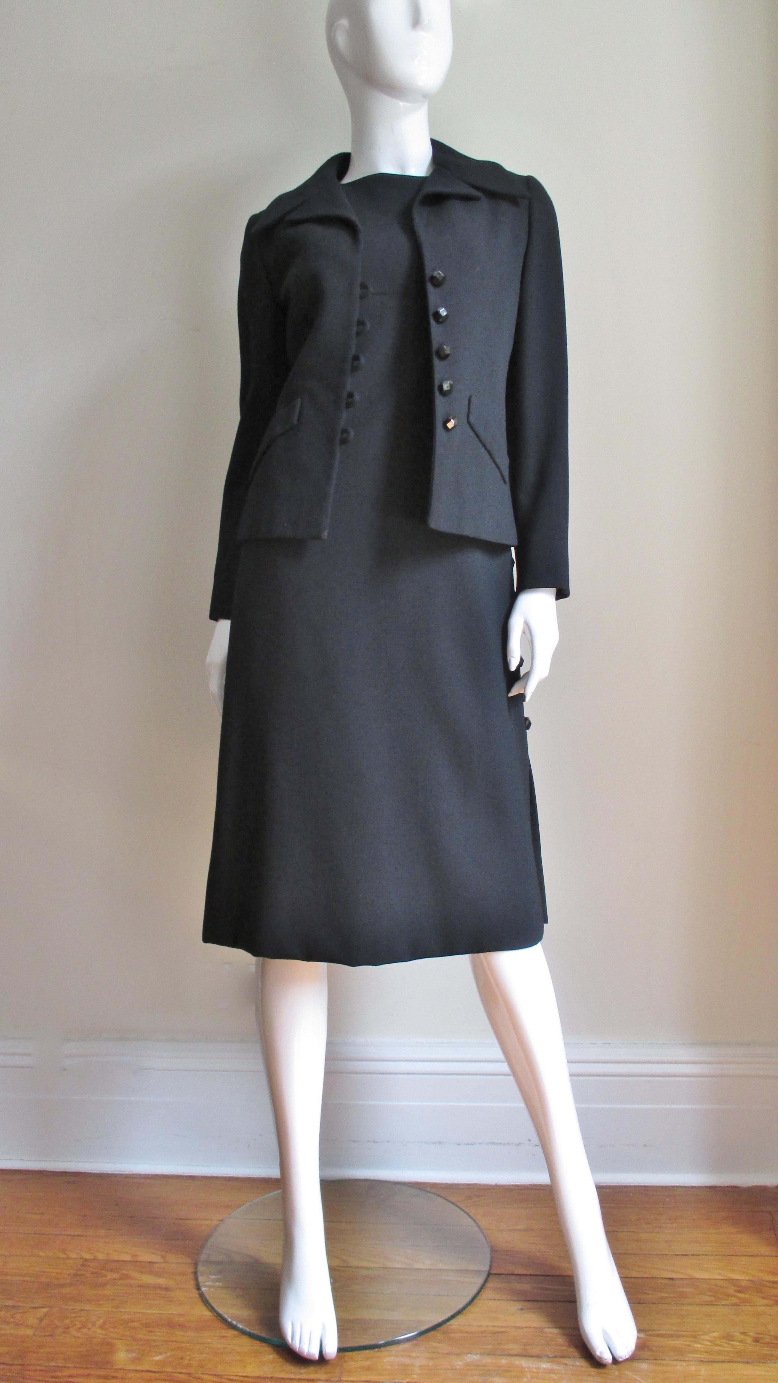 Christian Dior 1950s Dress and Jacket  For Sale 5