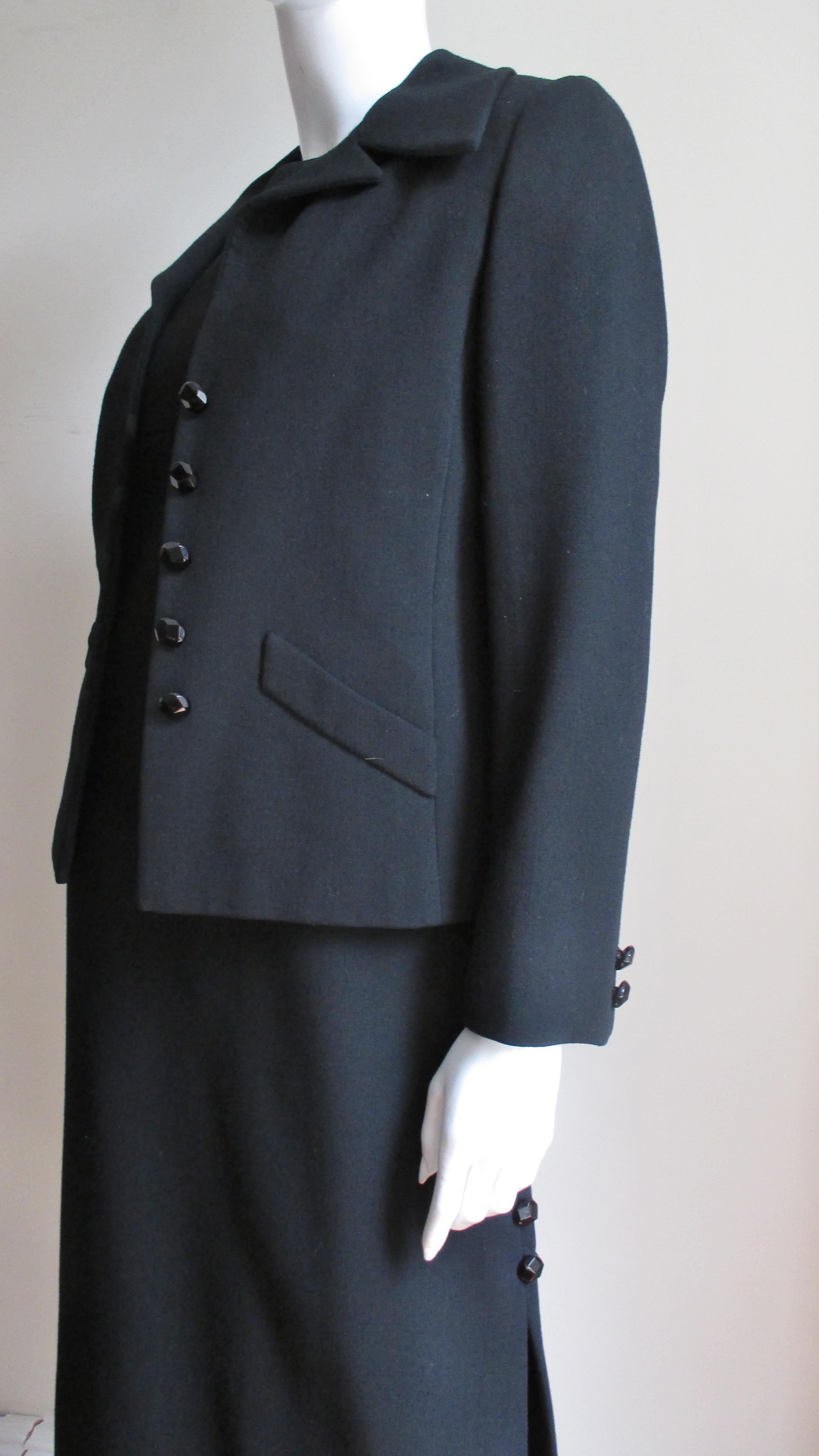 Christian Dior - Robe et veste des années 1950  en vente 3