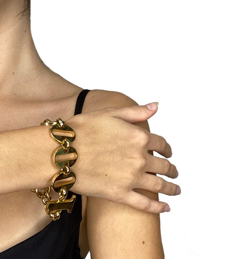 Beige Bracciale Million Dollar di Christian Dior degli anni '60 in vendita