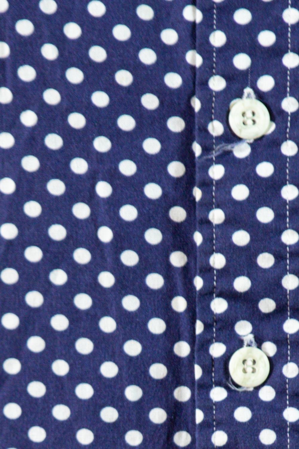 1960S Christian Dior Navy Blue & White Cotton Men's Shirt Shorts Beach Ensemble 6