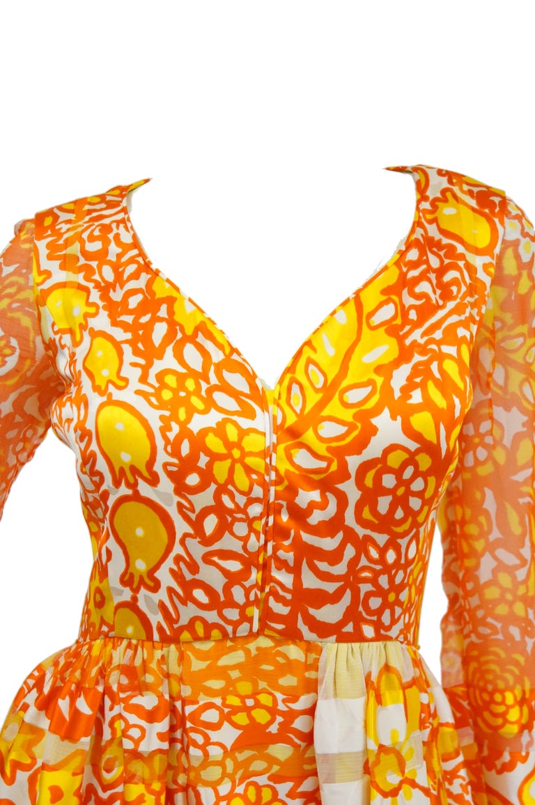 Orange Dior Dress