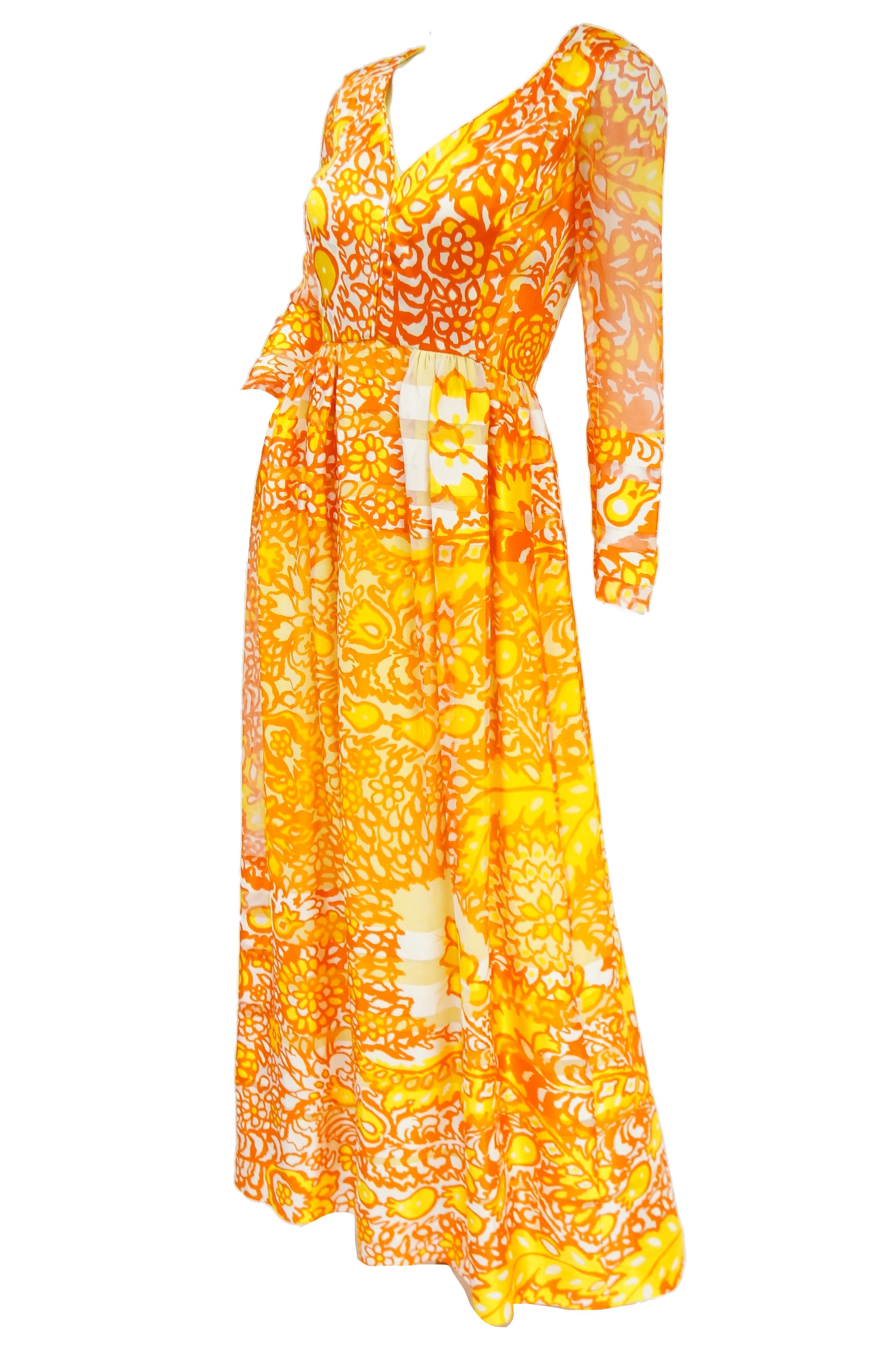 dior orange dress