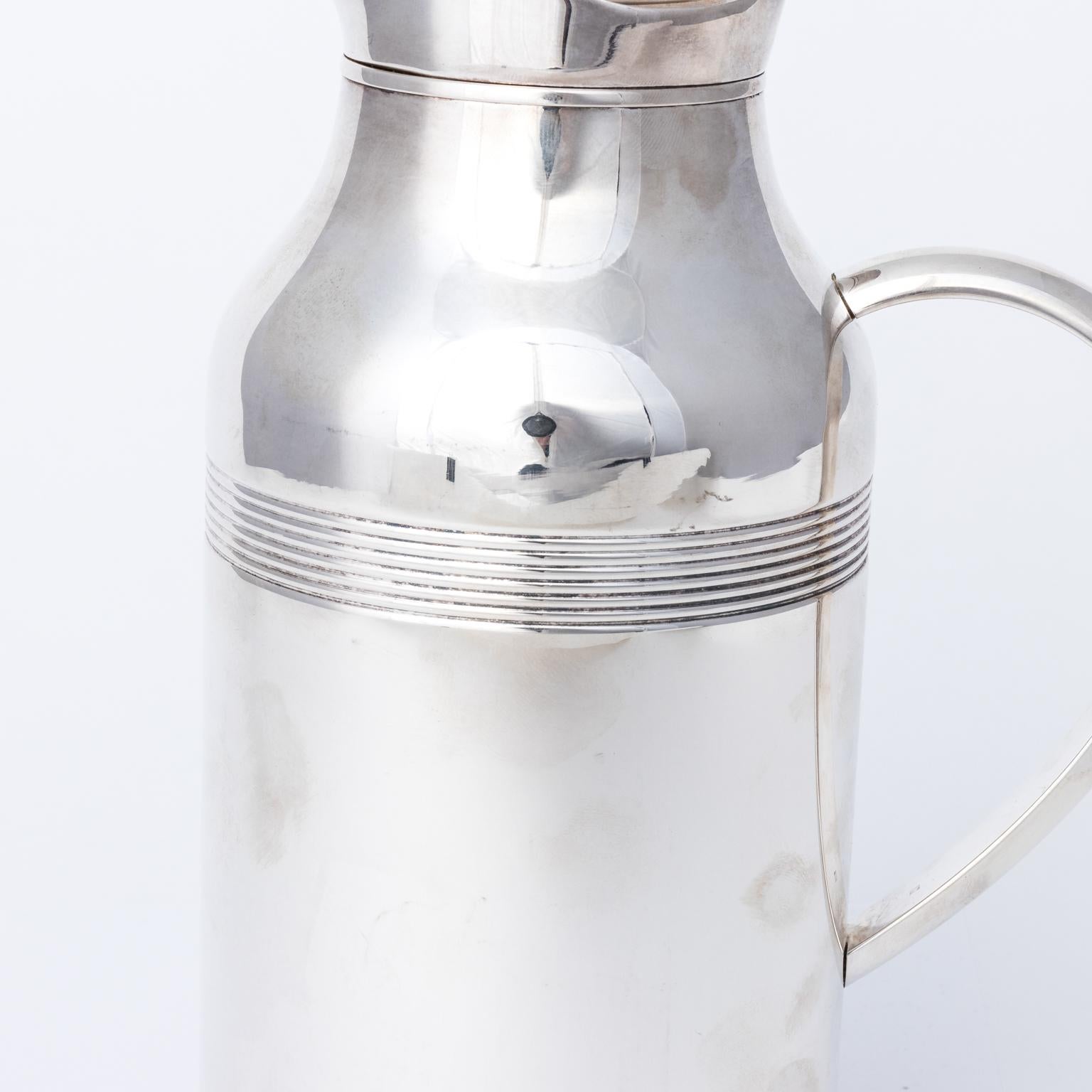 1960s Christofle Vintage Silver Plate Thermos 1