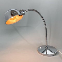 1960's Chrome Adjustable Table Lamp, Italy