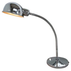 1960's Chrome Adjustable Table Lamp, Italy