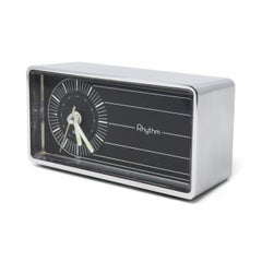 1960s Chrome Alarm Clock by Rhythm