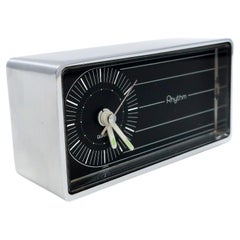 Retro 1960s Chrome Alarm Clock by Rhythm 