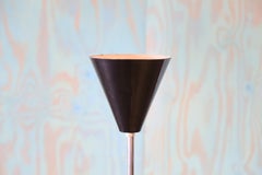 1960s Chrome Floor Lamp after David Wurster for Raymor Italian MCM