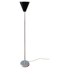 1960s Chrome Floor Lamp after David Wurster for Raymor Italian MCM