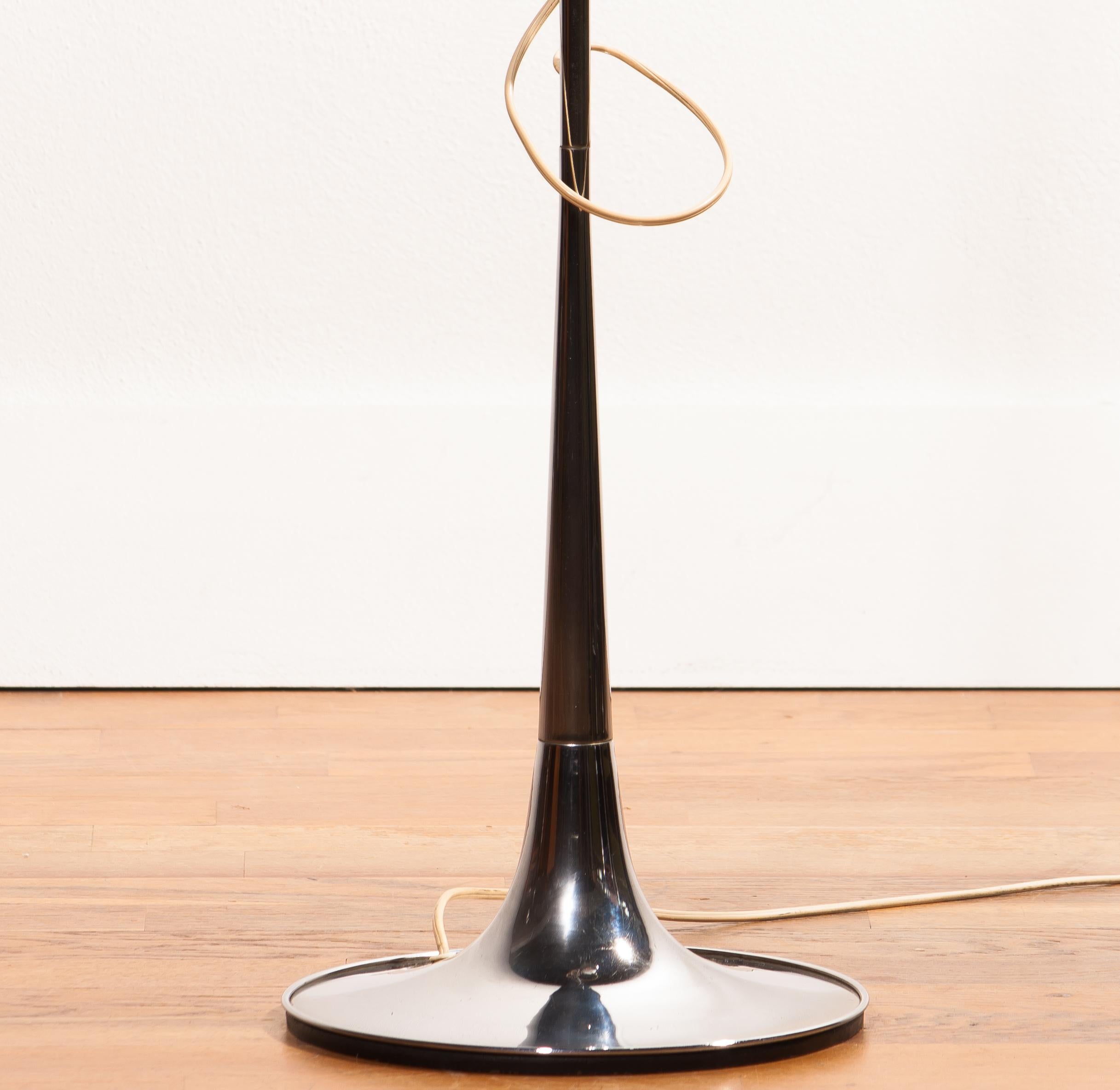 1960s, Chrome Floor Lamp by Reggiani Lampadari, Italy 1