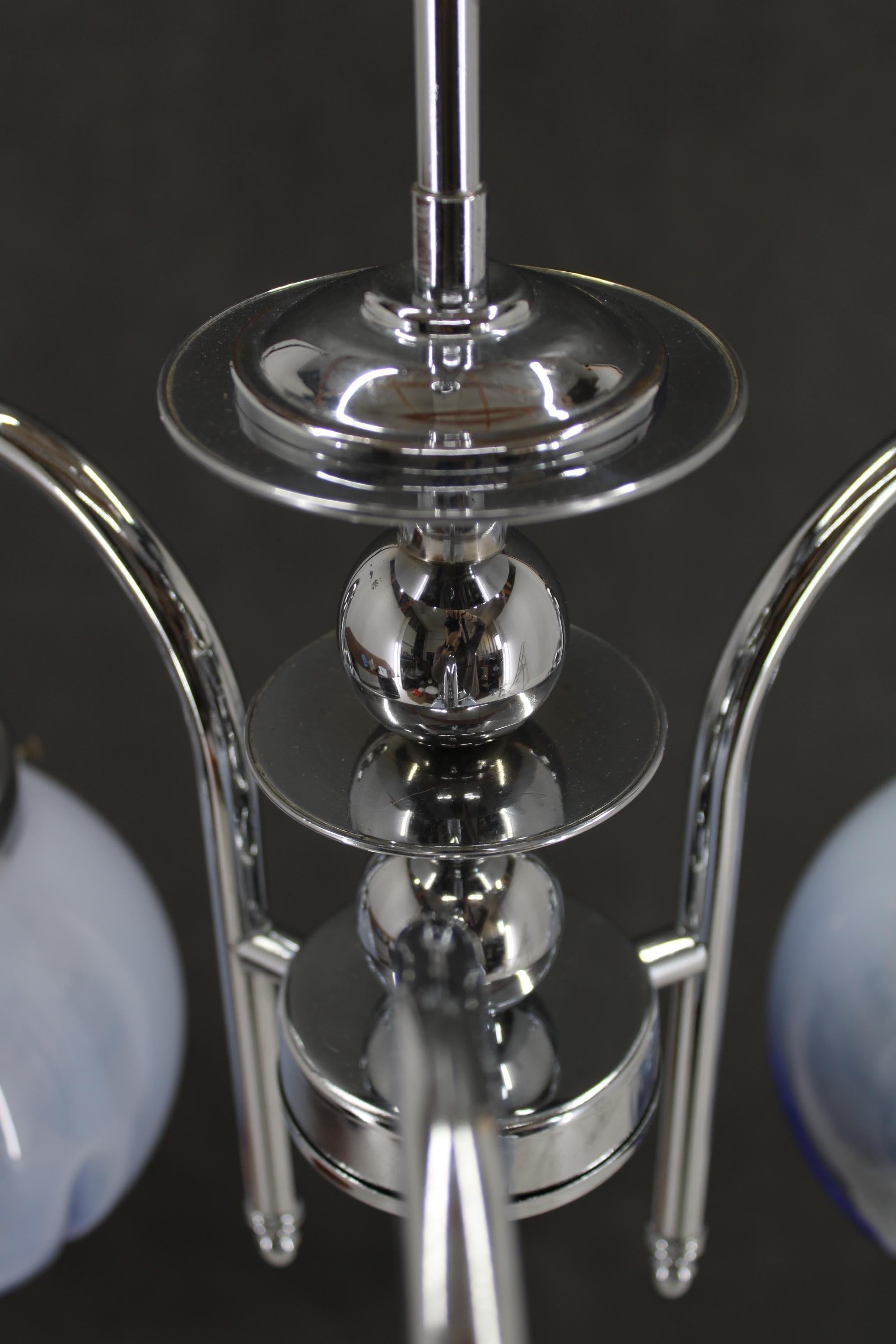 Verre Lustre des années 1960 avec verre de Murano en vente