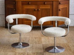 1960s Chrome ‘Polar’ Chairs by Esko Pajamies for Lepo, Finland, a Pair
