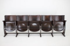 1960s Cinema 5-Seats Bench by TON, Czechoslovakia