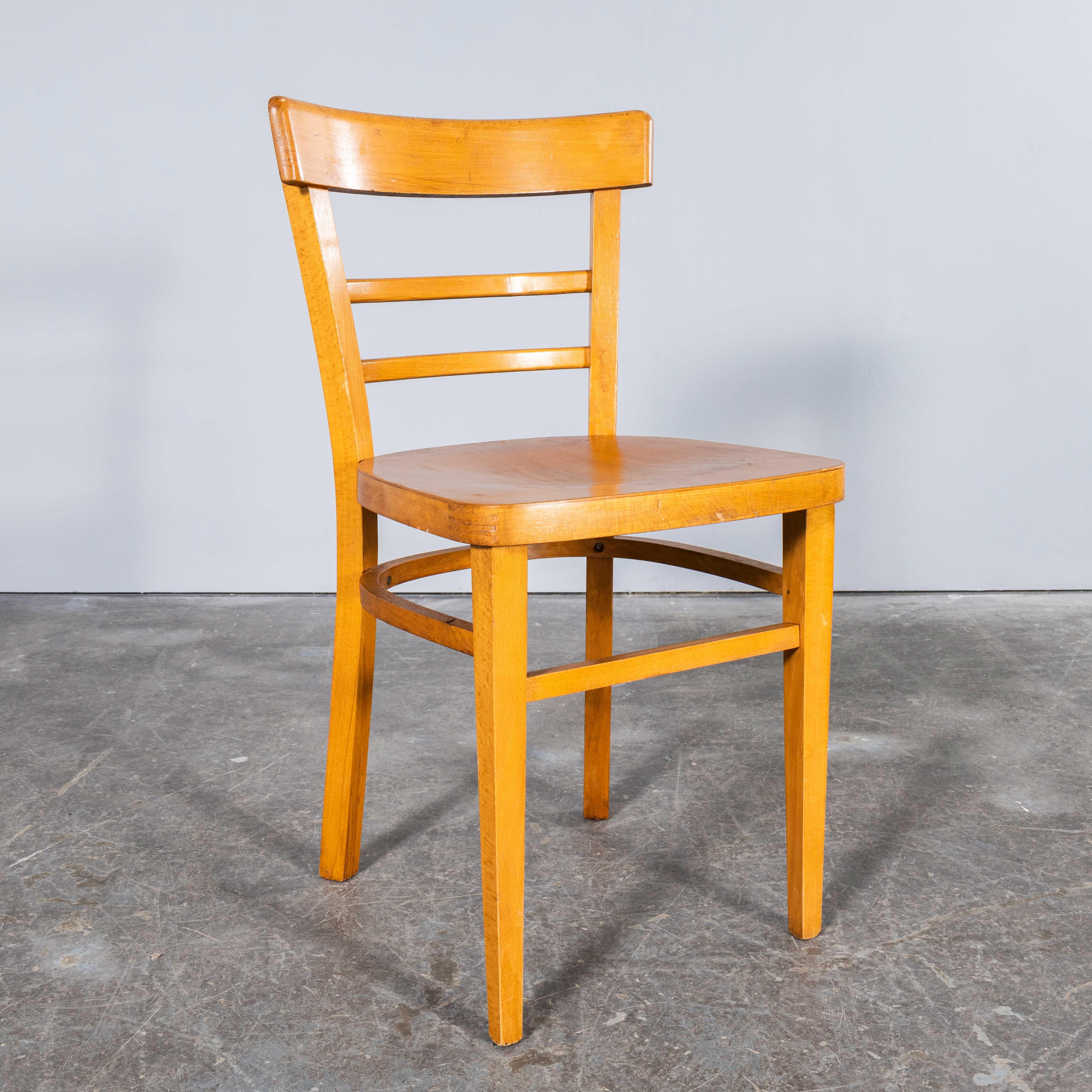 1960's Clasic Ladder Back Beech Dining Chair - Good Quantity Available For Sale 6