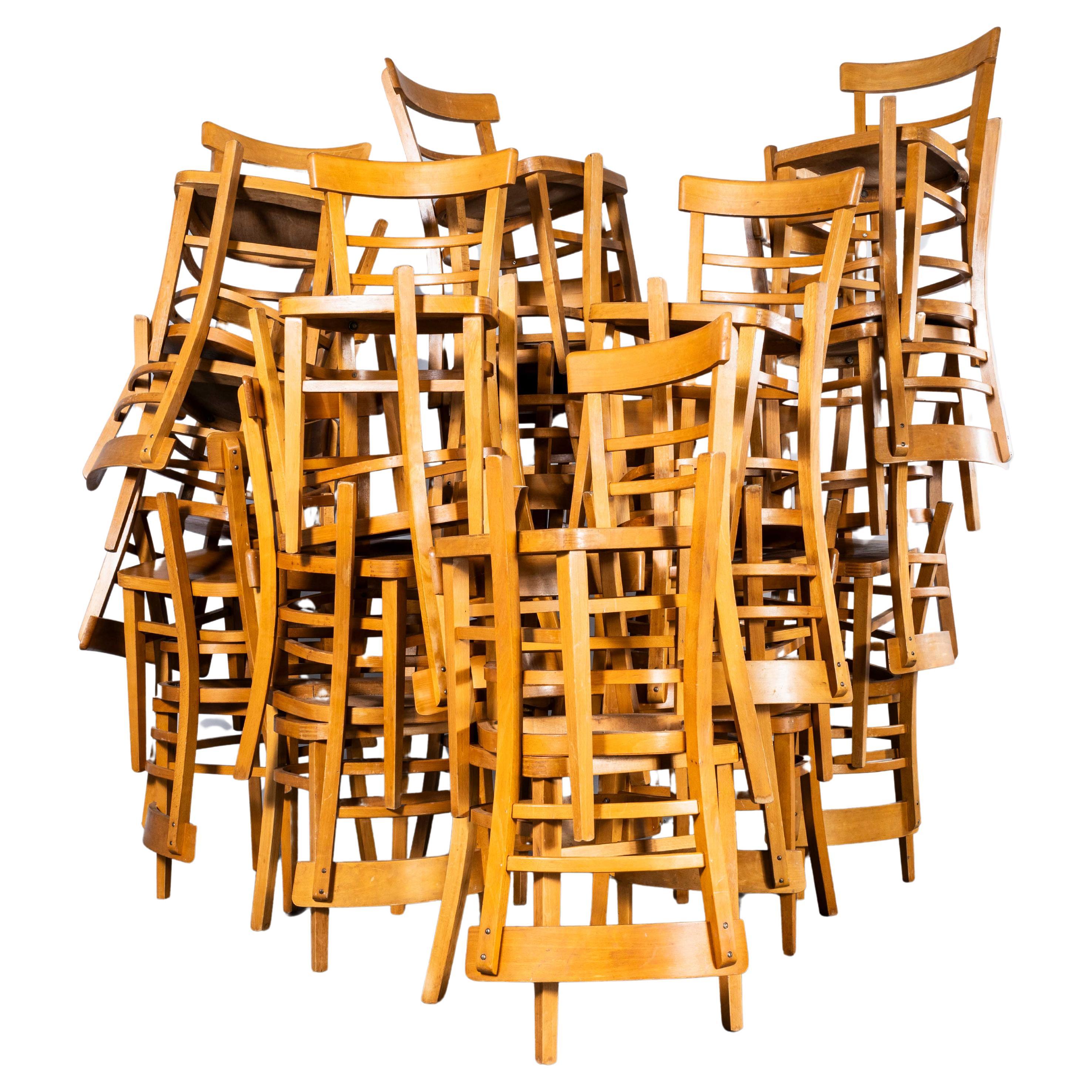 1960's Clasic Ladder Back Beech Dining Chair - Gute Menge verfügbar