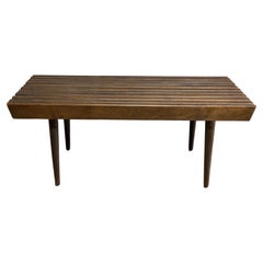 1960s Classic Beech Wood Slat Bench or Table