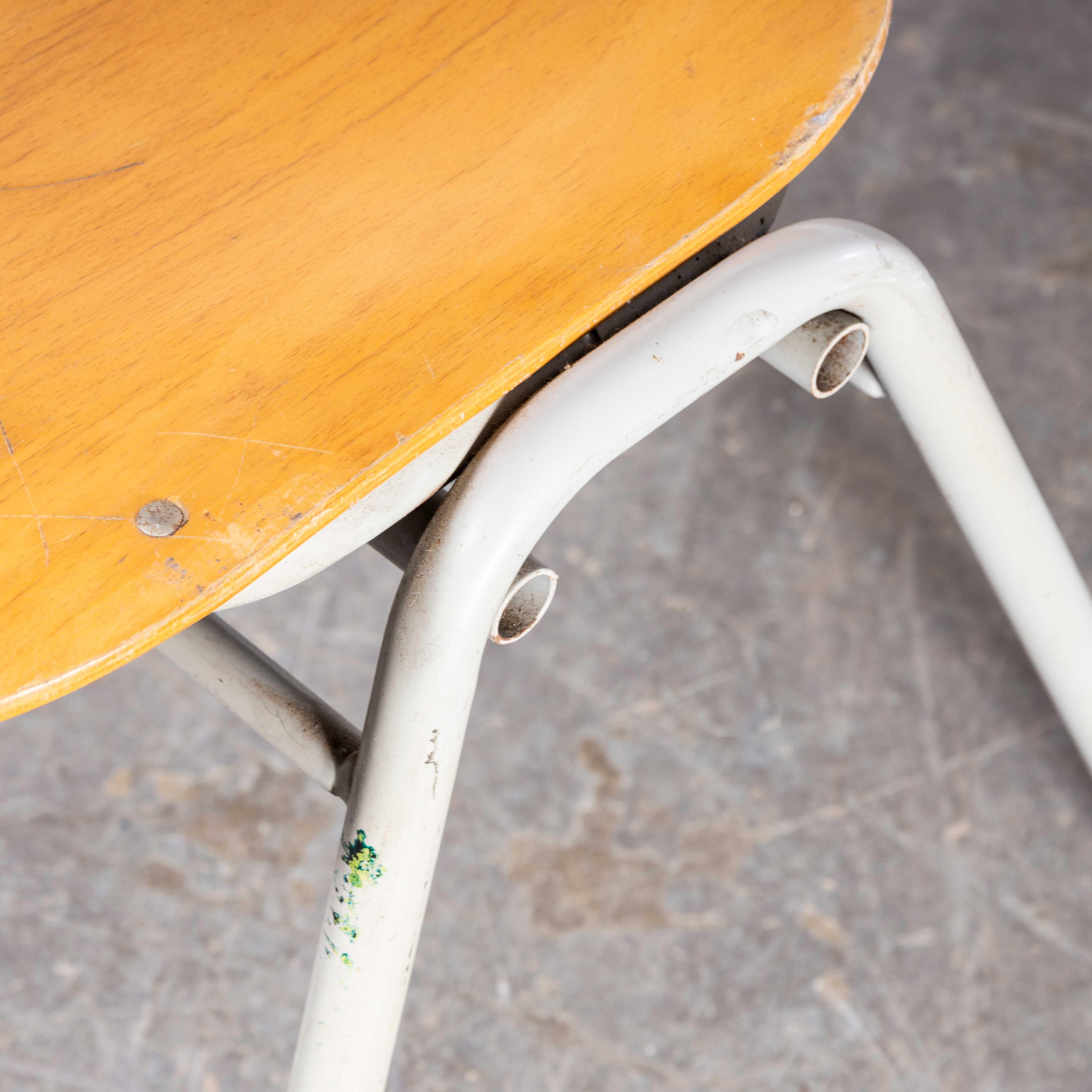 Mid-20th Century 1960's Classic Dutch University Dining Chairs - Set Of Four For Sale