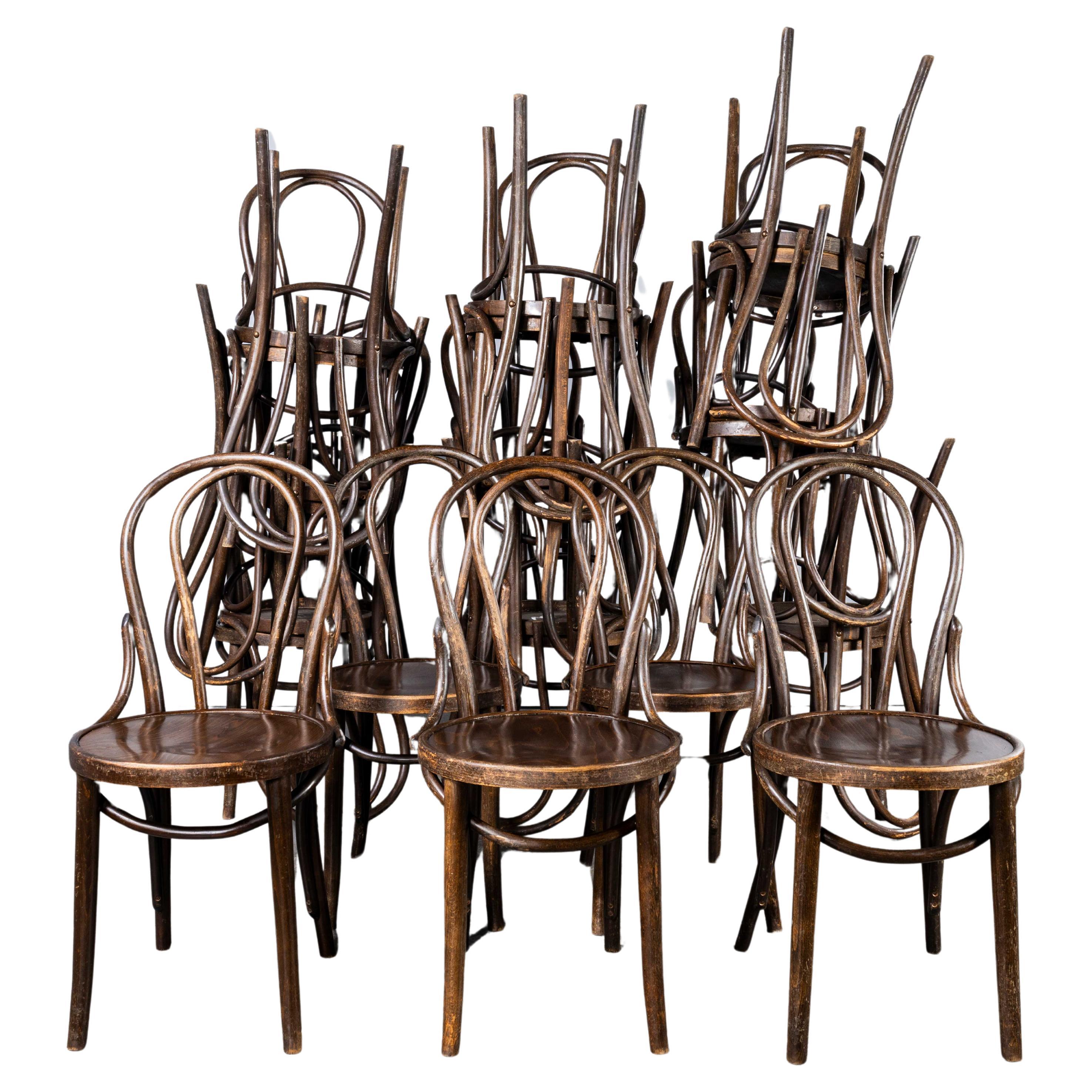 1960's Classic Hoop Back Bentwood Dining Chairs - Good Quantity Available