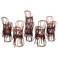 Vintage 1960's Classic Hoop Back Bentwood Dining Chairs - Good Quantity Available