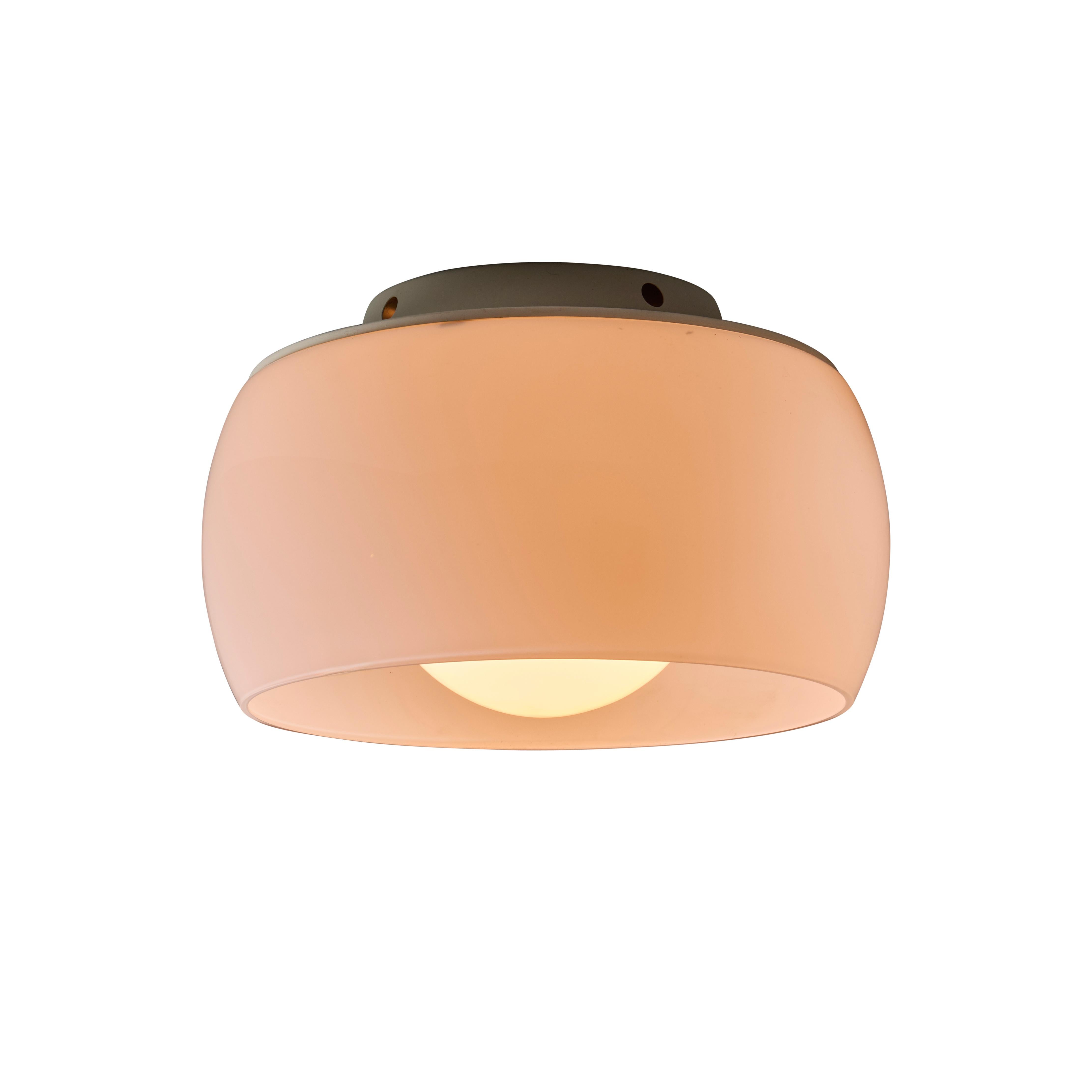 Einbaubeleuchtung „Clinio“ aus Glas von Vico Magistretti für Artemide, 1960er Jahre im Angebot 8