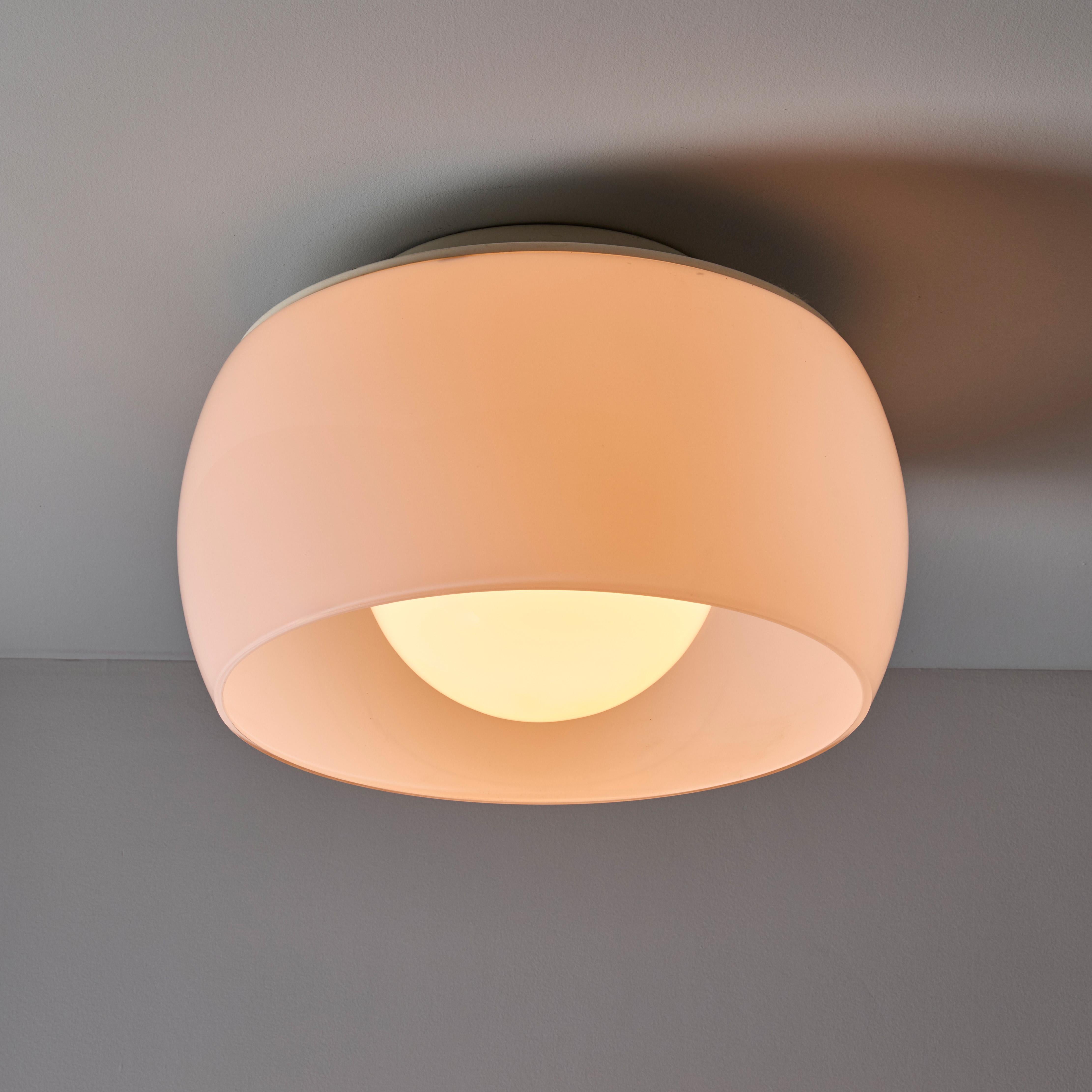 Einbaubeleuchtung „Clinio“ aus Glas von Vico Magistretti für Artemide, 1960er Jahre (Moderne der Mitte des Jahrhunderts) im Angebot