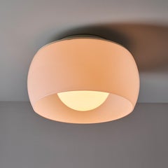 1960s 'Clinio' Glass Flush Mount by Vico Magistretti for Artemide